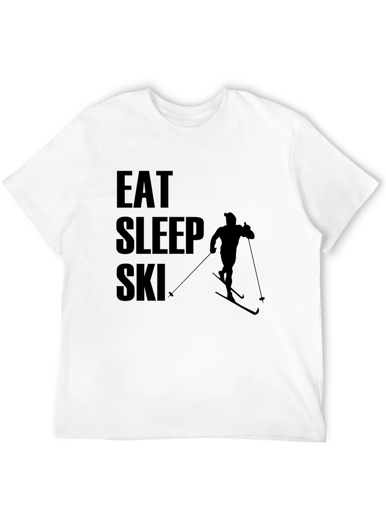 Eat Sleep Ski T-Shirt - Winter Sports Apparel