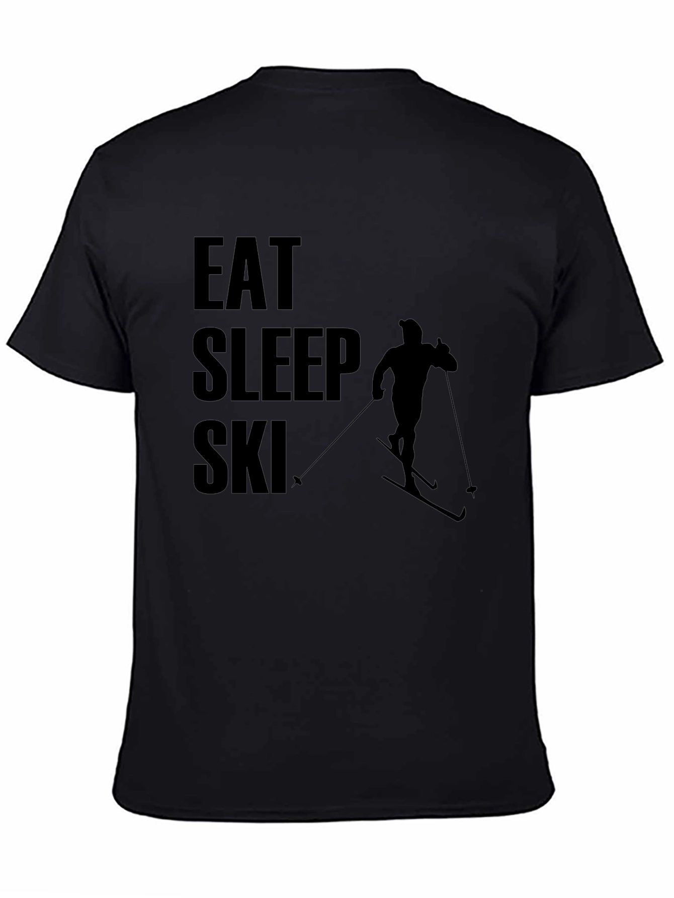 Eat Sleep Ski T-Shirt - Winter Sports Apparel