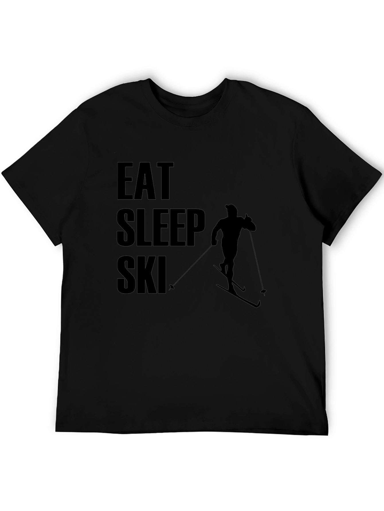 Eat Sleep Ski T-Shirt - Winter Sports Apparel