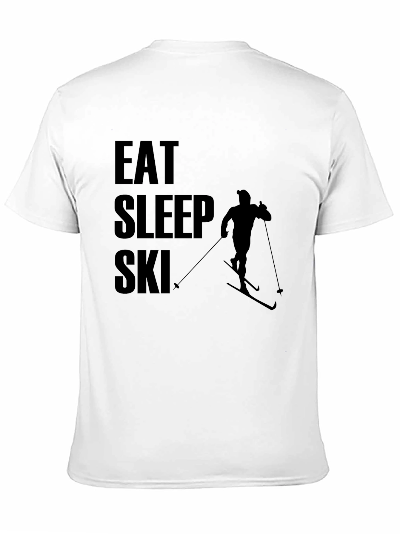 Eat Sleep Ski T-Shirt - Winter Sports Apparel