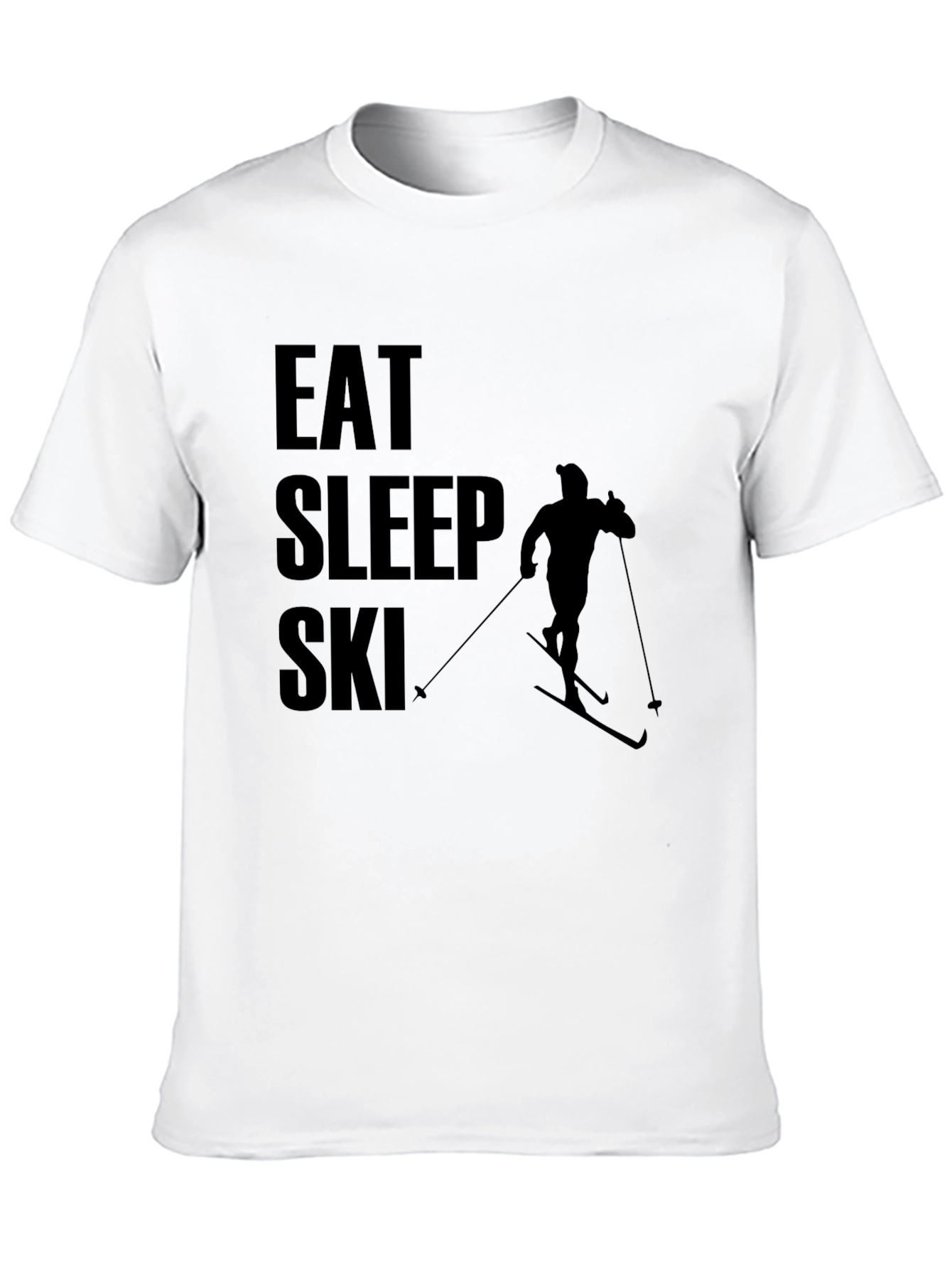Eat Sleep Ski T-Shirt - Winter Sports Apparel
