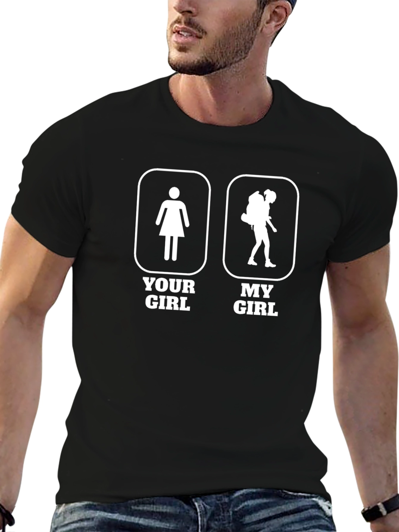 Your Girl My Girl Hiking T-Shirt
