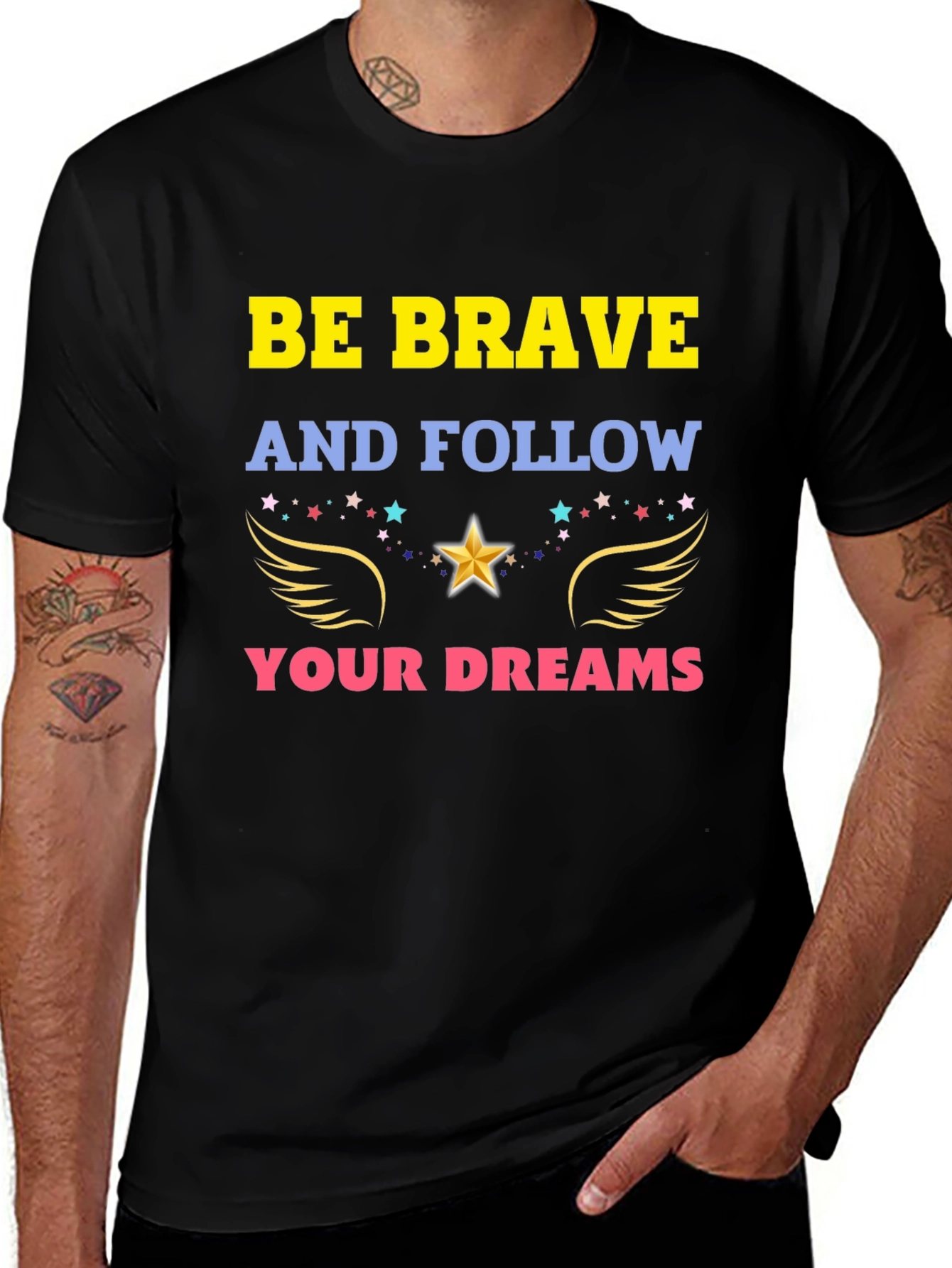 Be Brave T-Shirt: Inspirational Graphic Tee