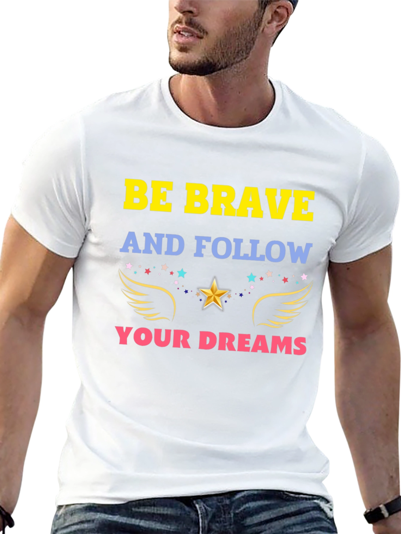 Be Brave T-Shirt: Inspirational Graphic Tee