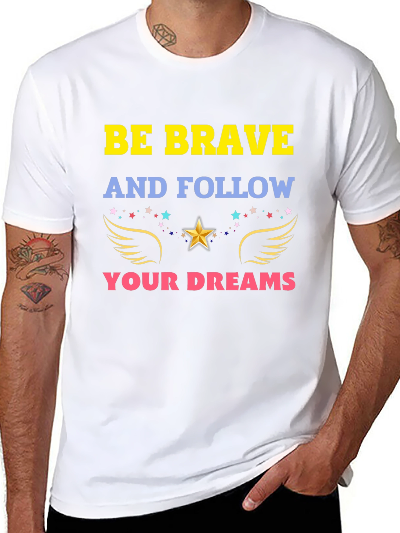 Be Brave T-Shirt: Inspirational Graphic Tee