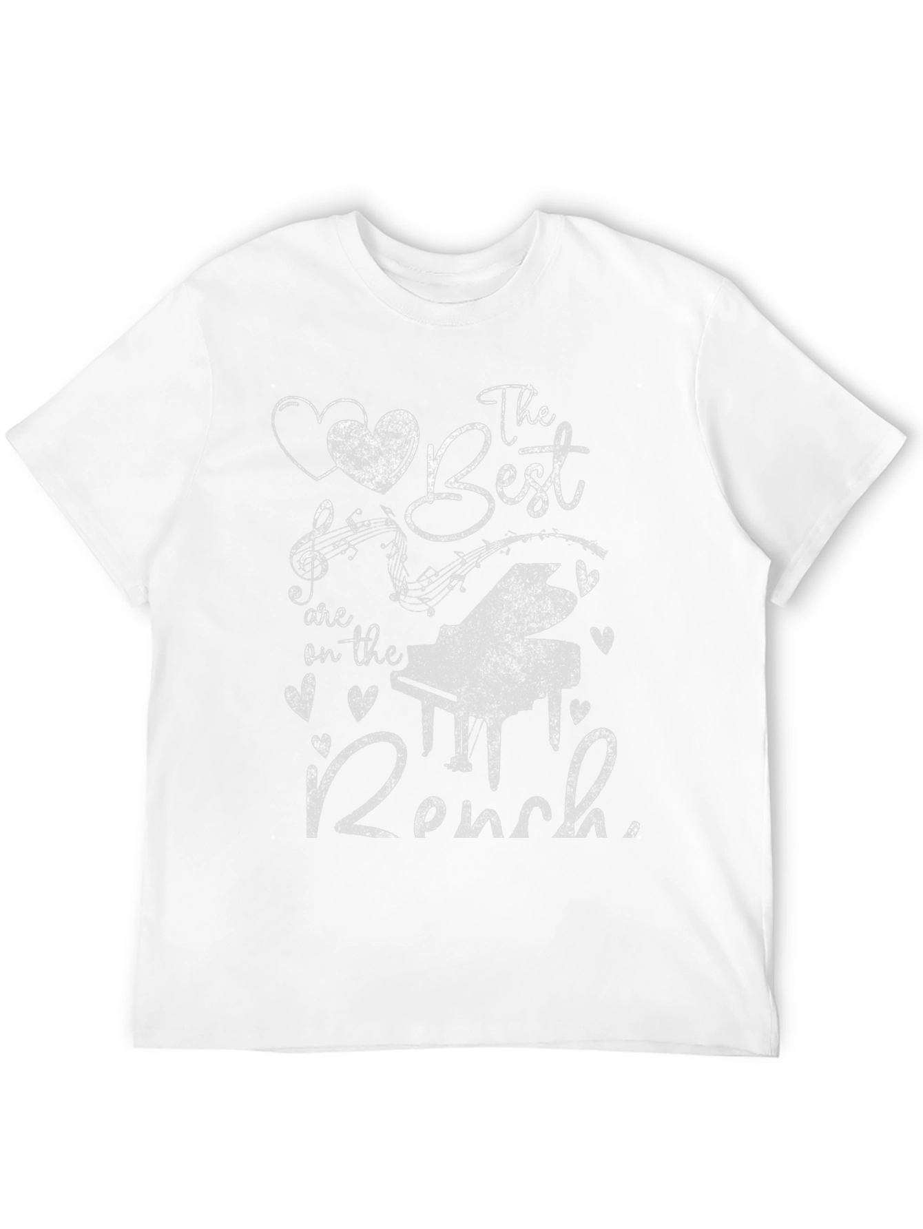 Piano Bench T-Shirt: The Best Are On The Bench