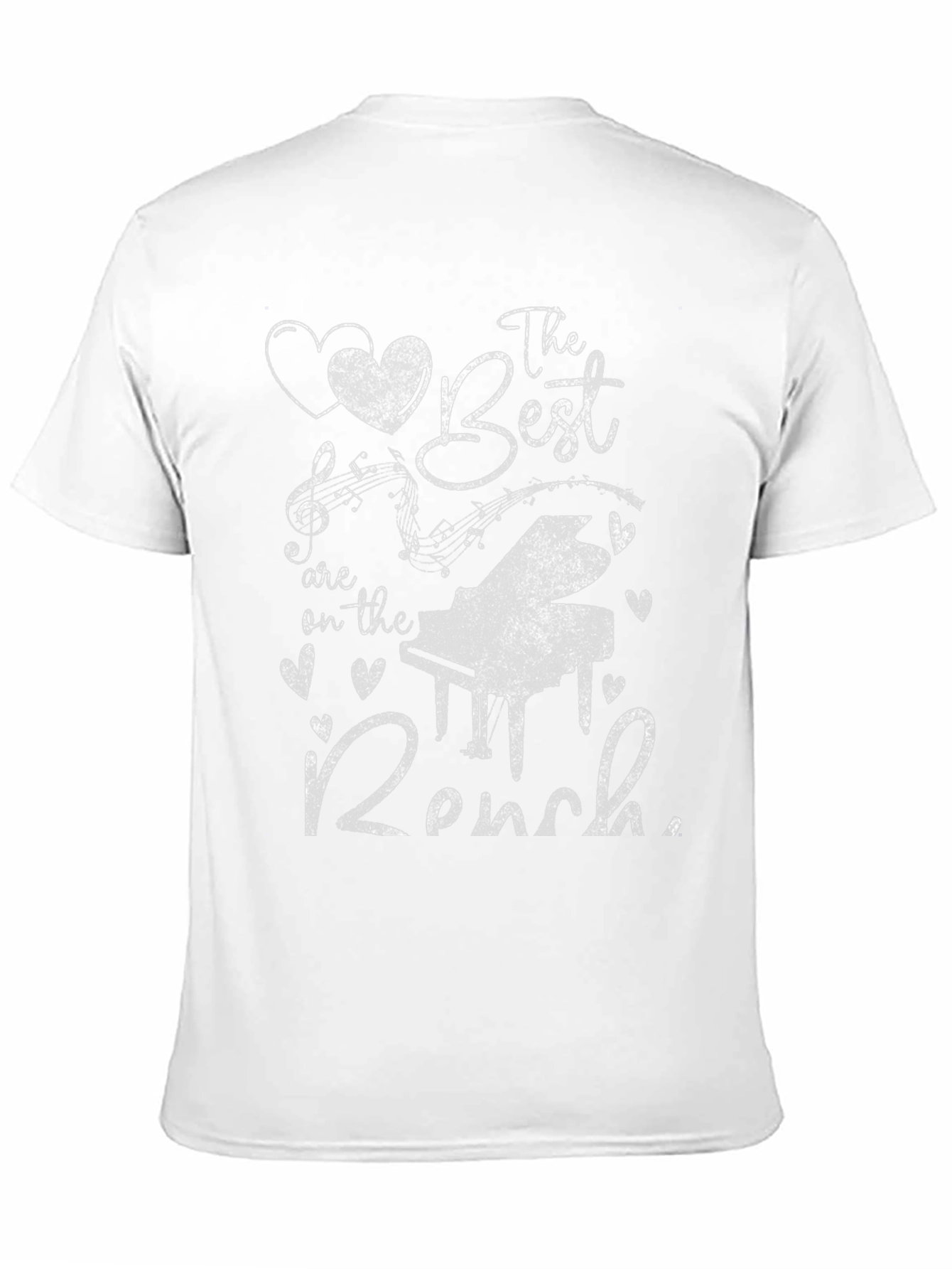 Piano Bench T-Shirt: The Best Are On The Bench