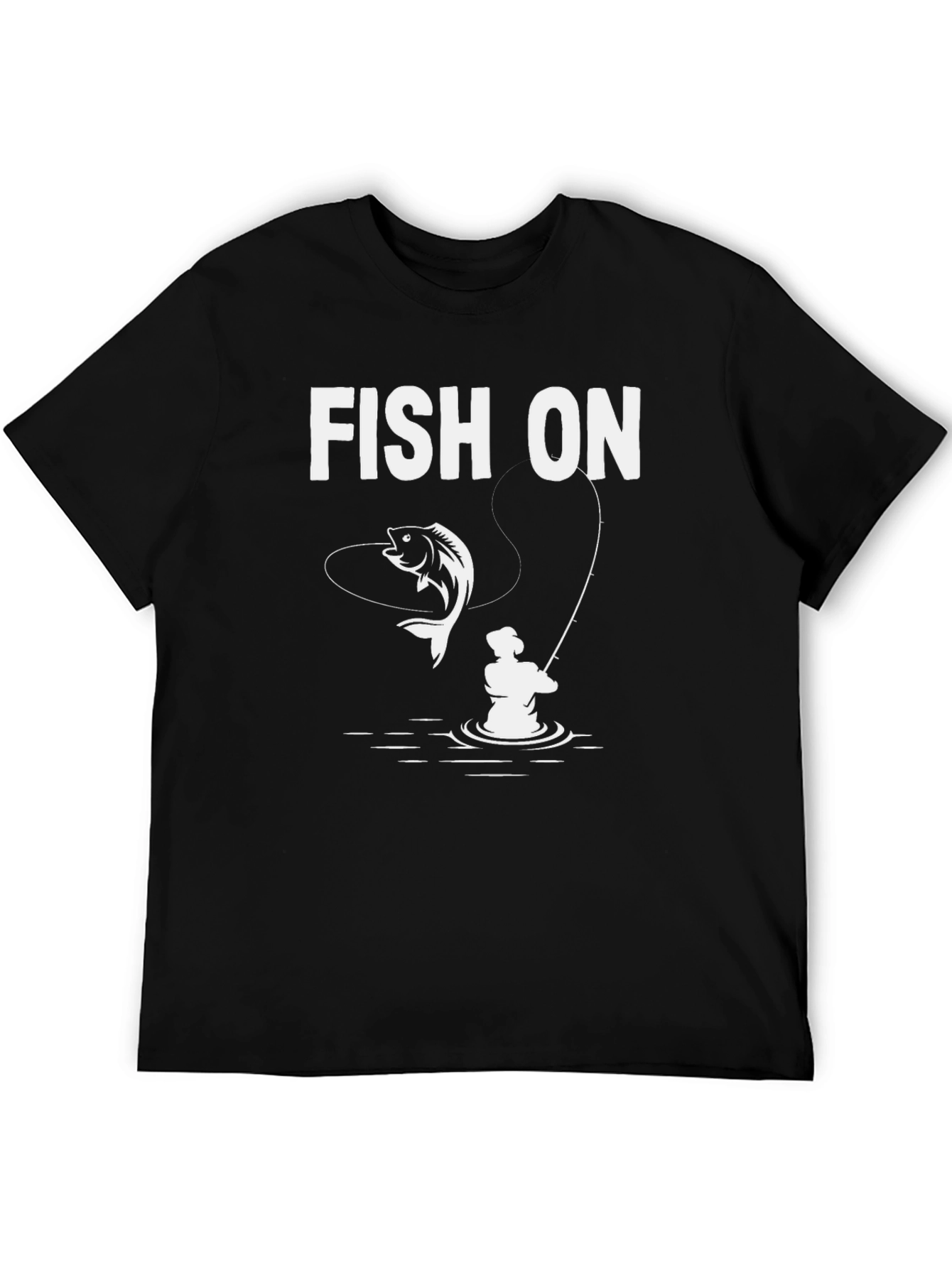 Fish On Graphic T-Shirt - Fishing Enthusiast Tee