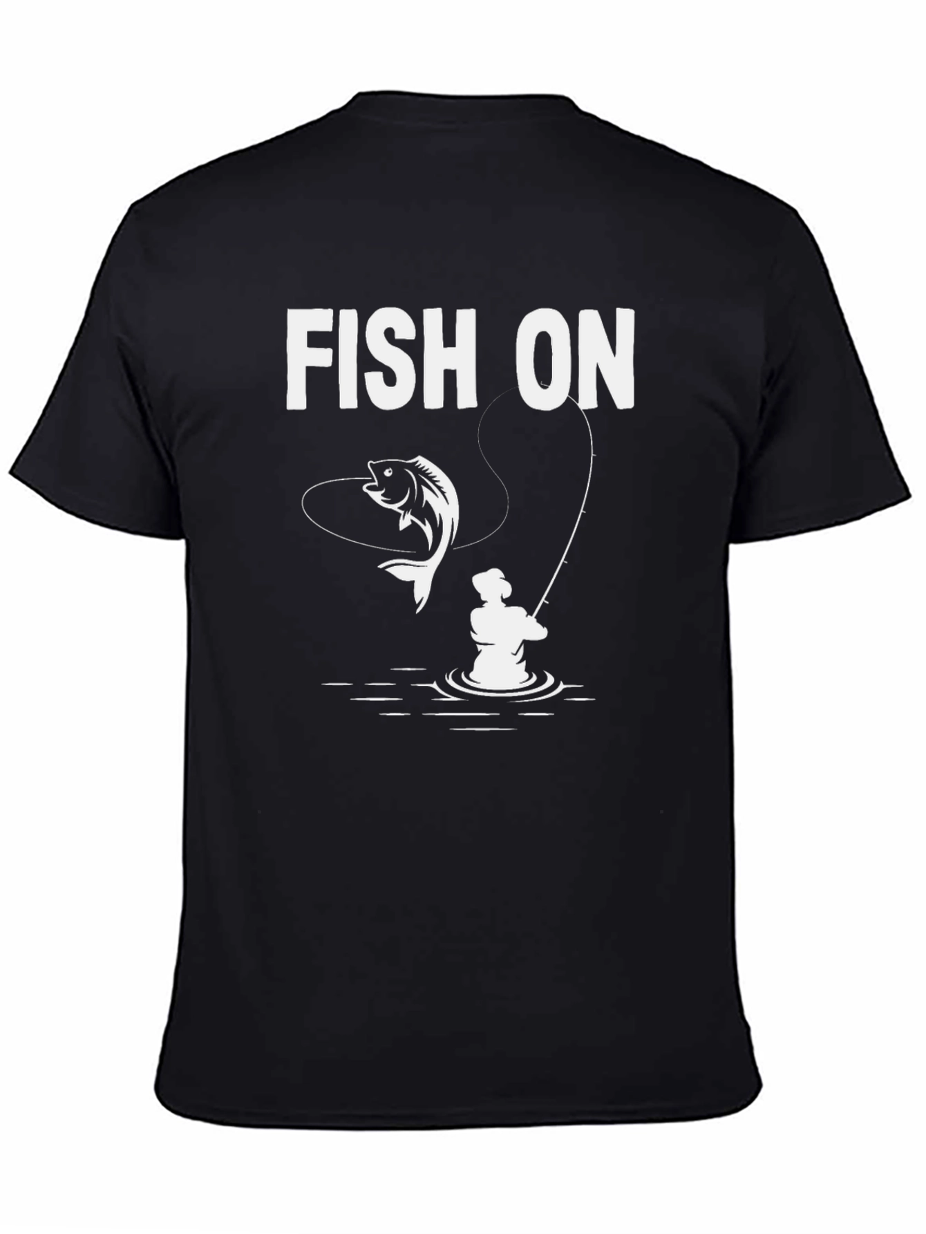 Fish On Graphic T-Shirt - Fishing Enthusiast Tee