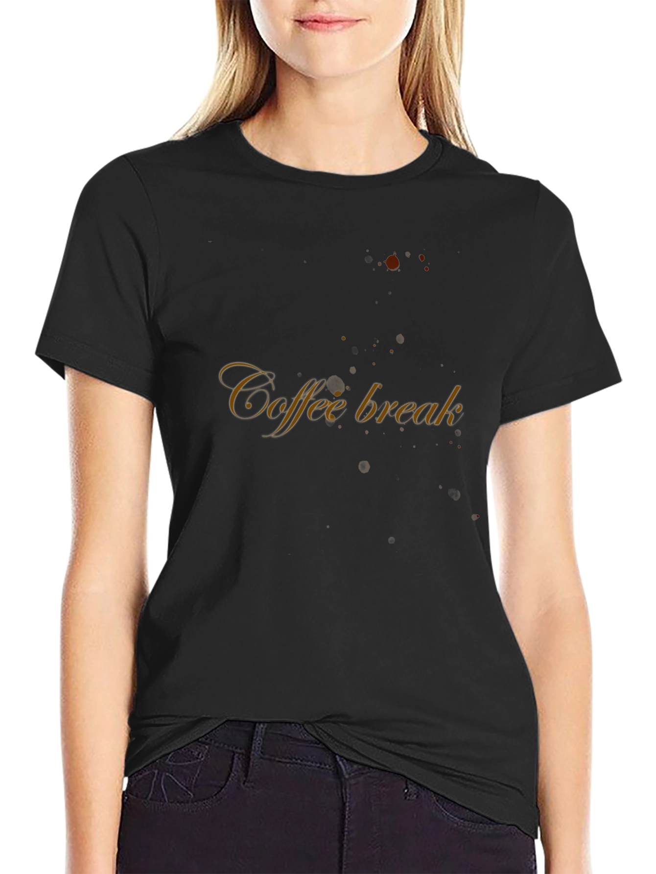 Coffee Break Black T-Shirt