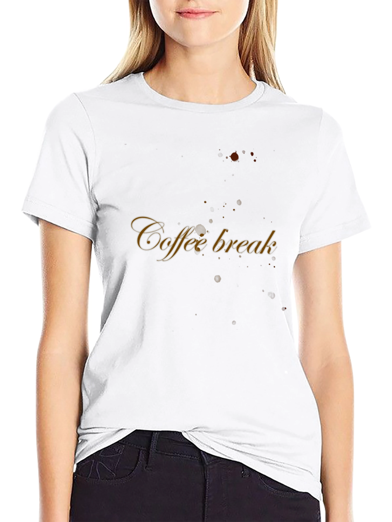 Coffee Break Black T-Shirt