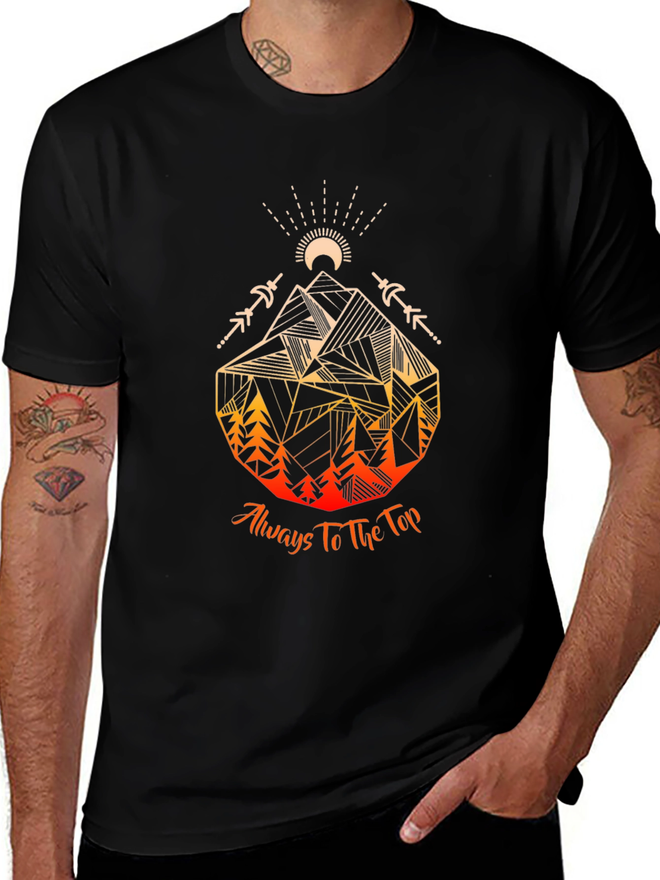 Mountain Adventure Graphic Tee - Always To The Top