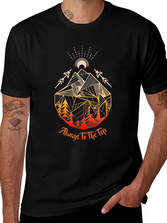 Mountain Adventure Graphic Tee - Always To The Top