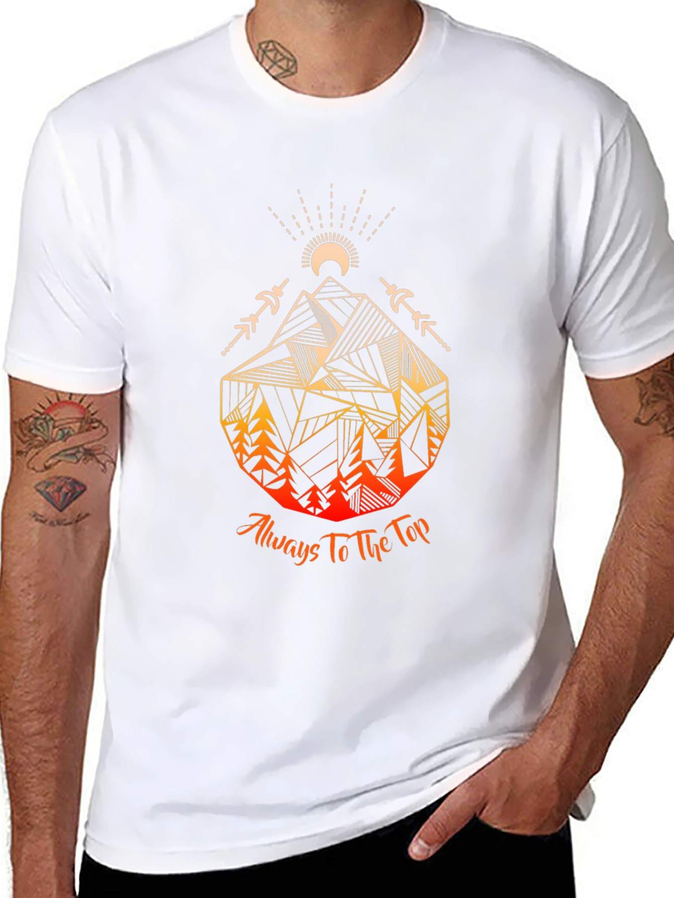Mountain Adventure Graphic Tee - Always To The Top