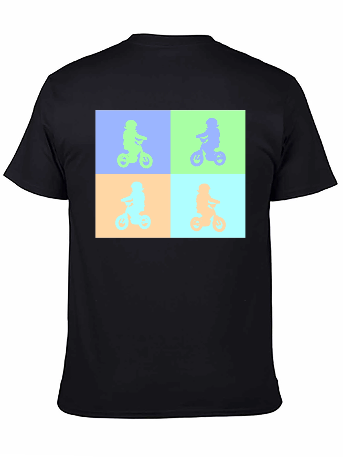 Retro Bike Pop Art Tee - Cool Graphic T-Shirt