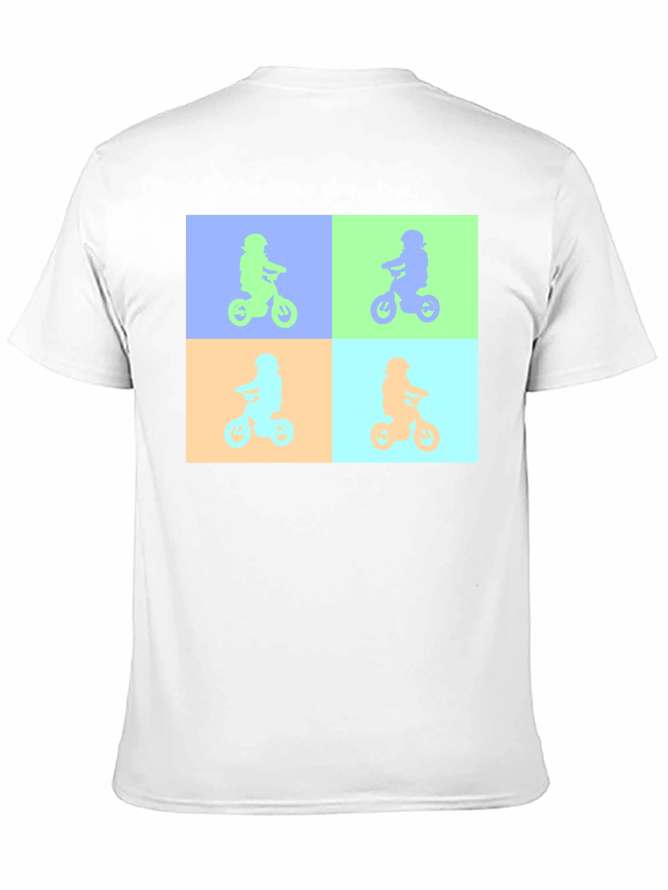 Retro Bike Pop Art Tee - Cool Graphic T-Shirt