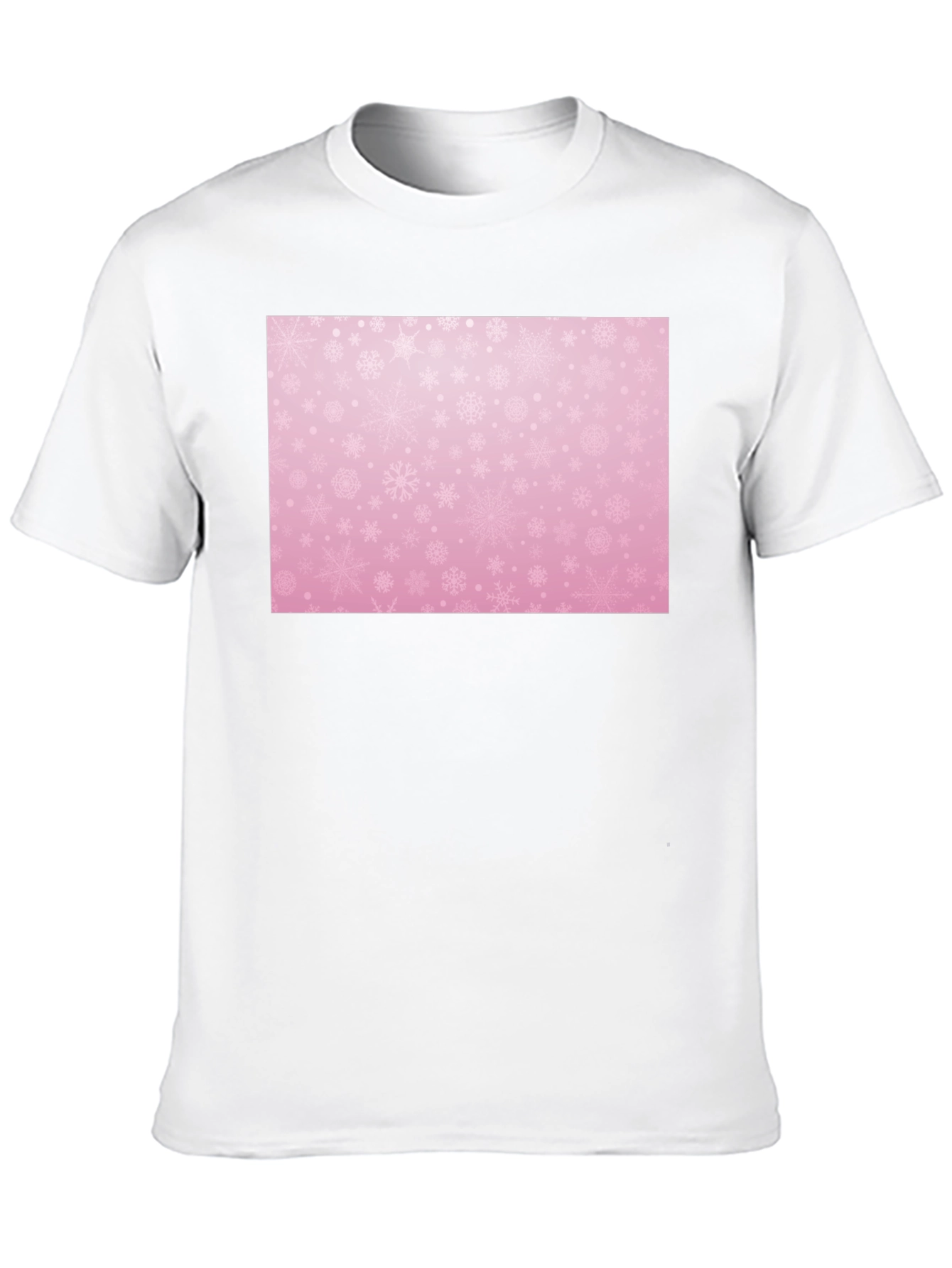 Snowflake Patterned T-Shirt