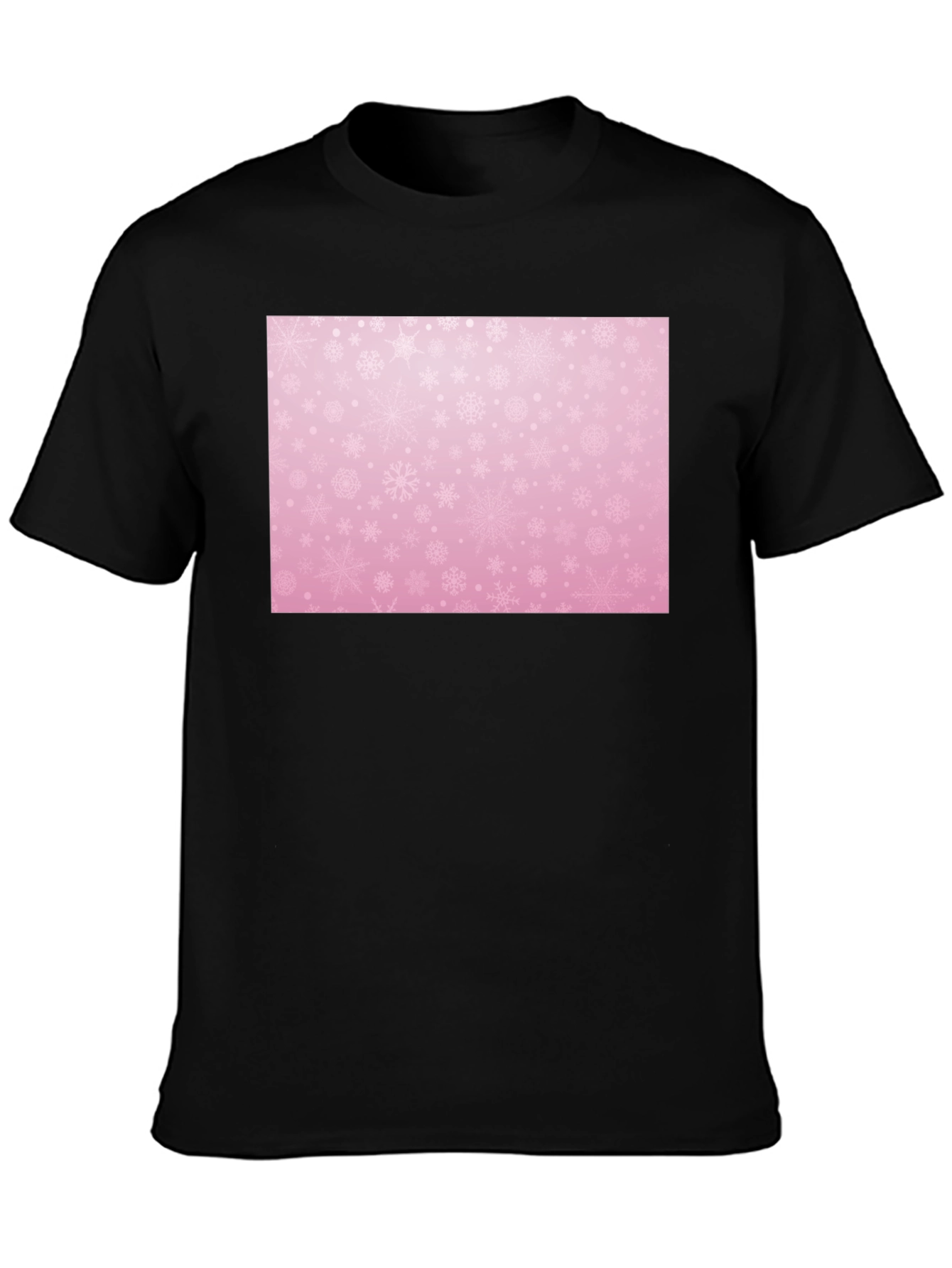 Snowflake Patterned T-Shirt
