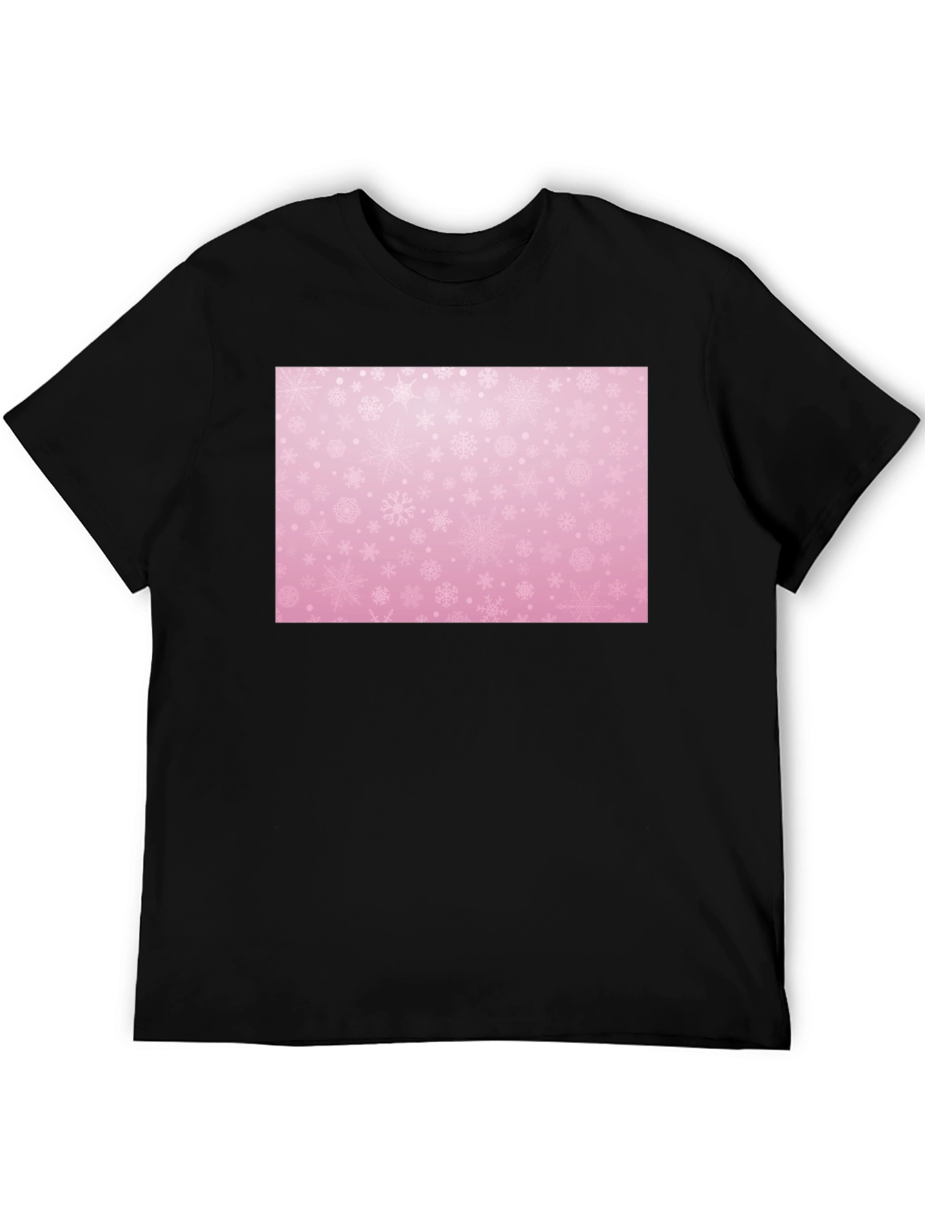 Snowflake Patterned T-Shirt