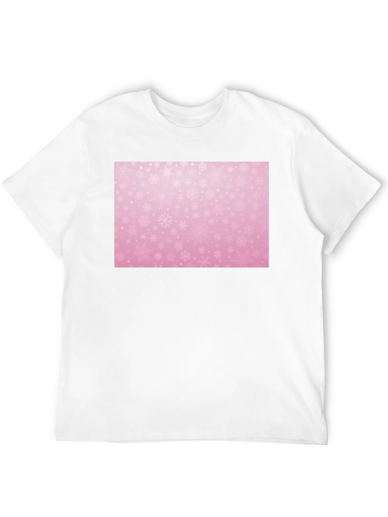 Snowflake Patterned T-Shirt