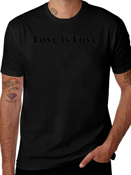 Love is Love Black Tee