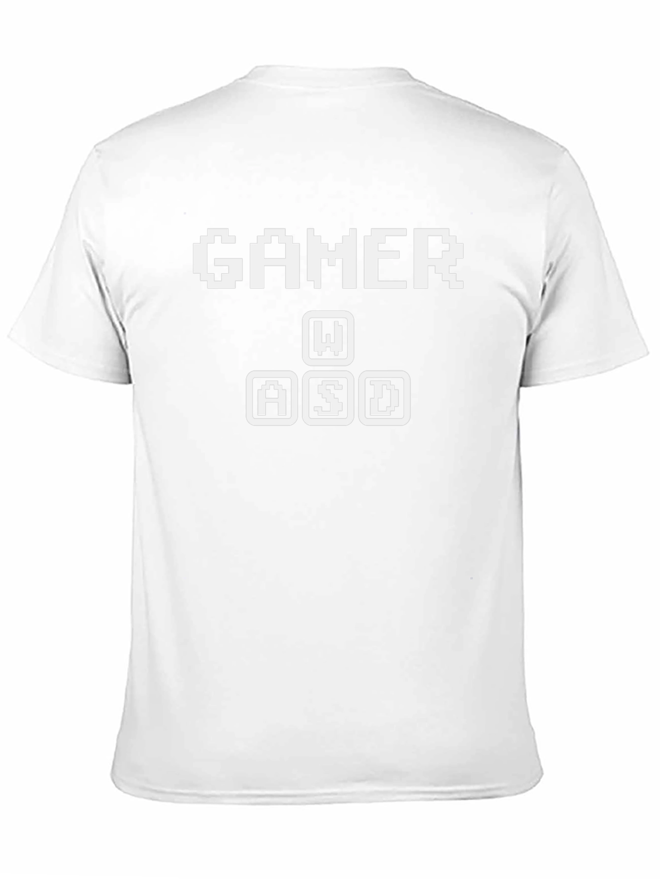 Gamer W/A/S/D Graphic Tee - Pixelated Style