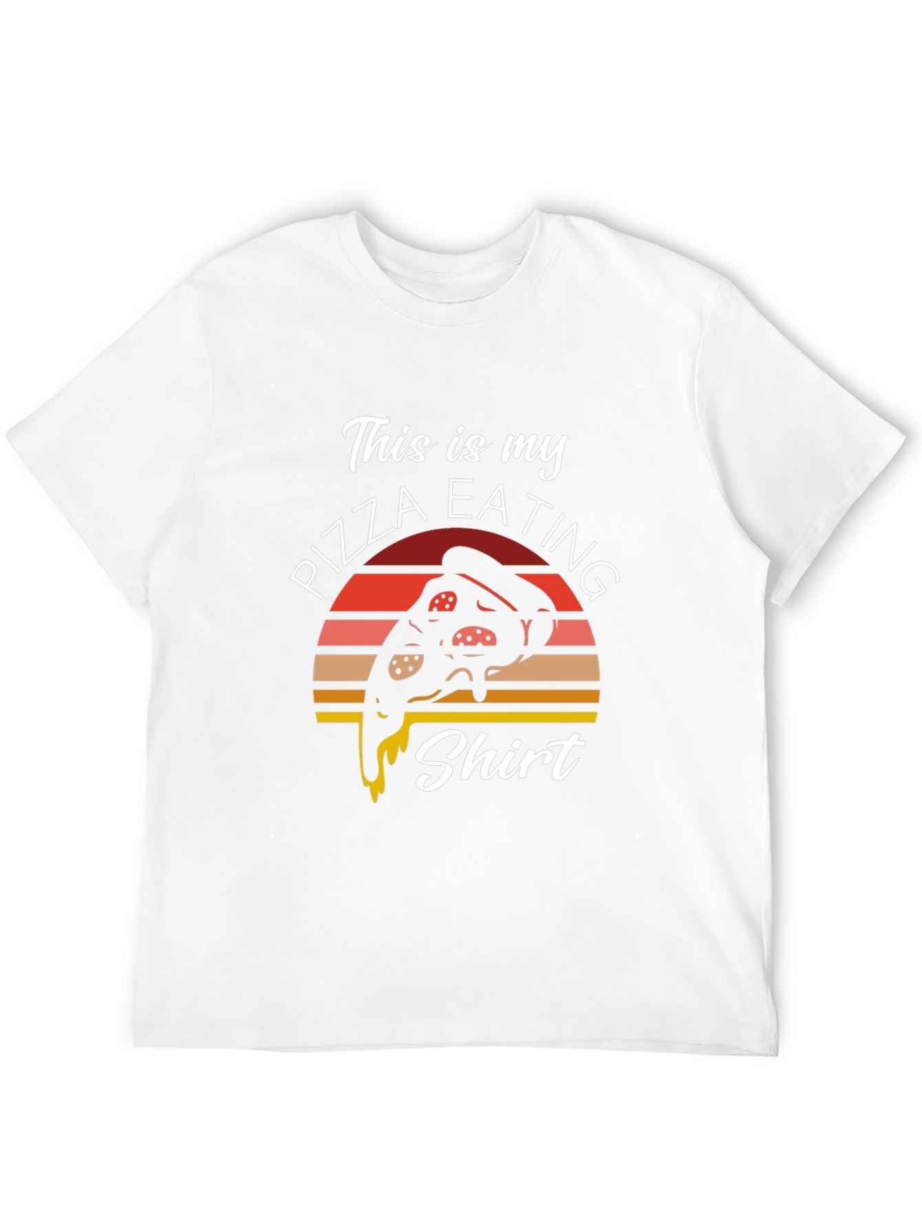 Pizza Eating Shirt - Funny Graphic Tee