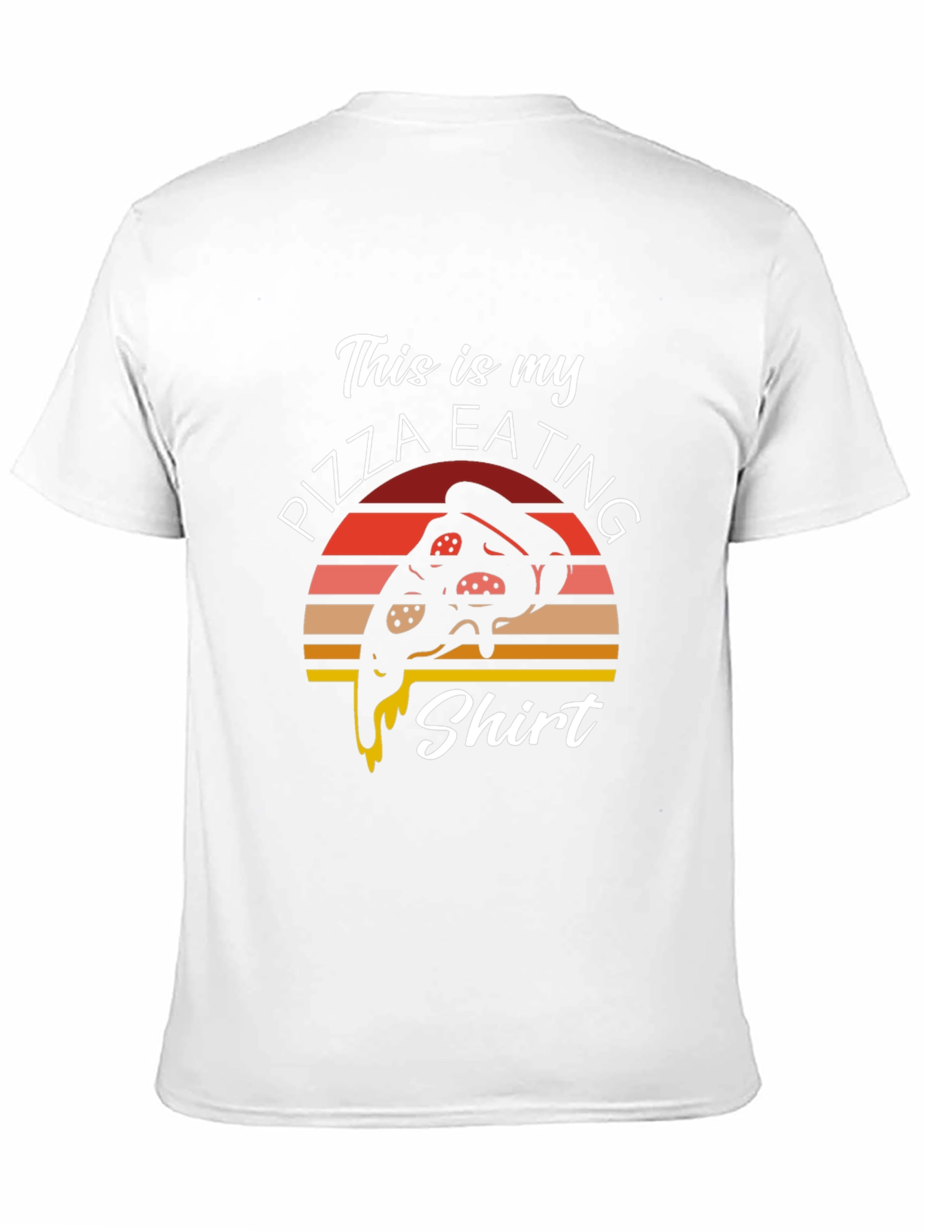 Pizza Eating Shirt - Funny Graphic Tee
