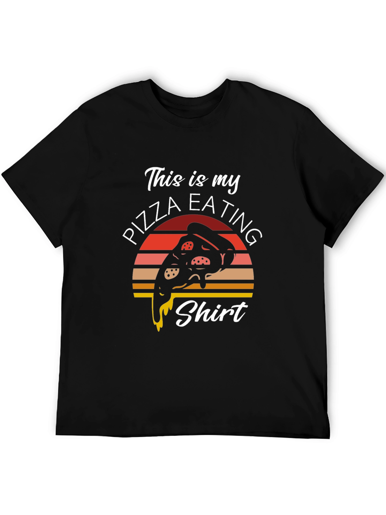 Pizza Eating Shirt - Funny Graphic Tee