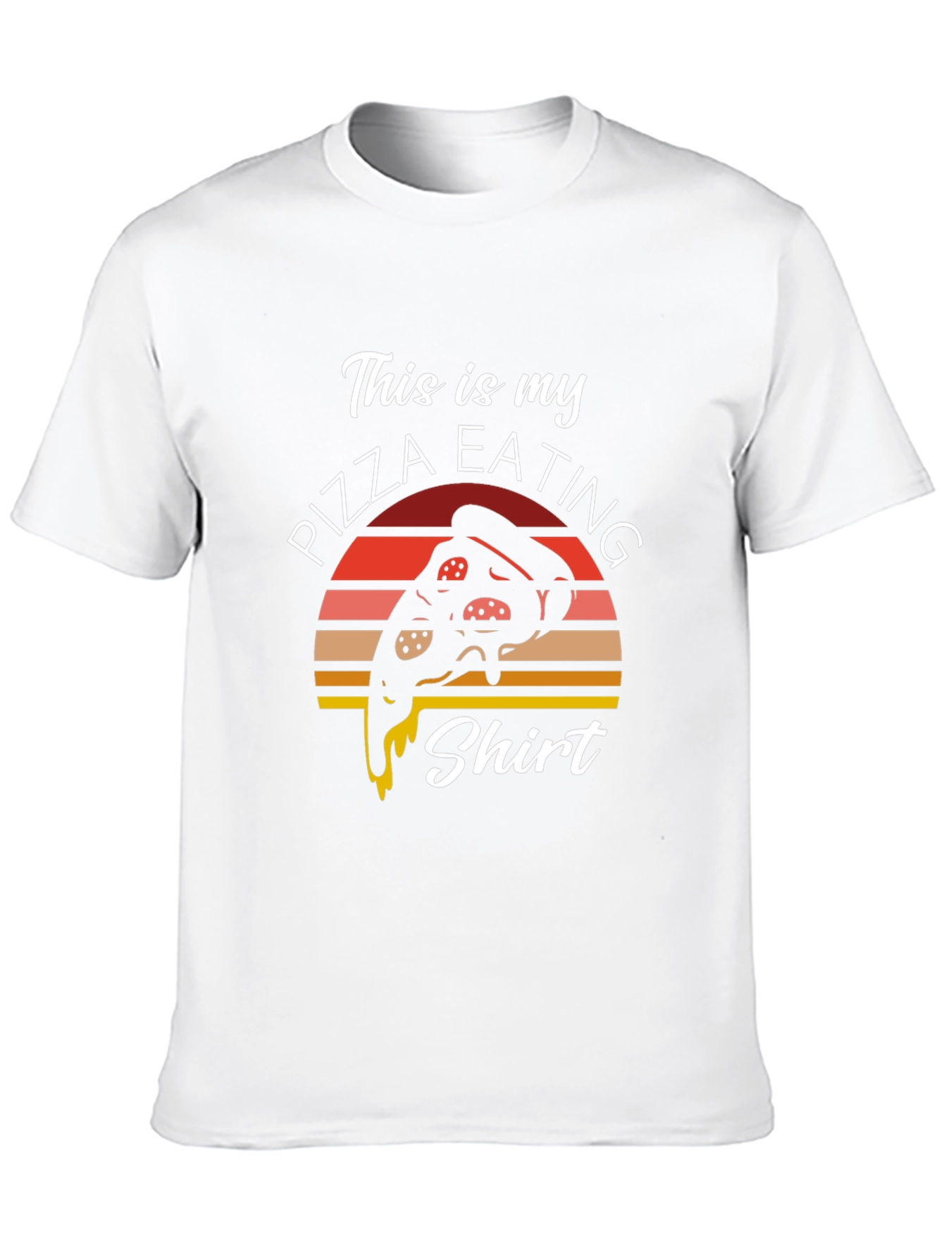 Pizza Eating Shirt - Funny Graphic Tee