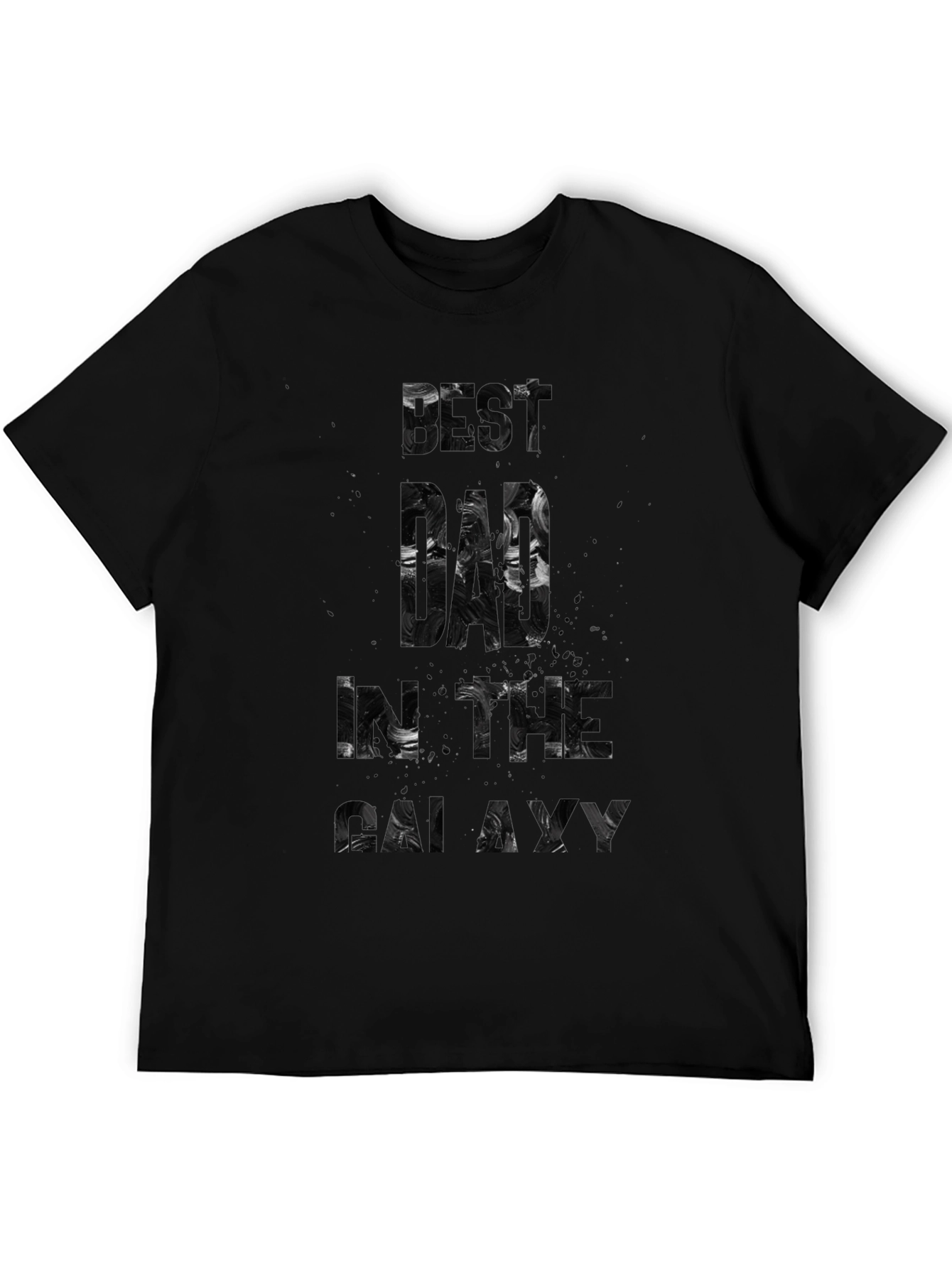 Best Dad in the Galaxy Black T-Shirt