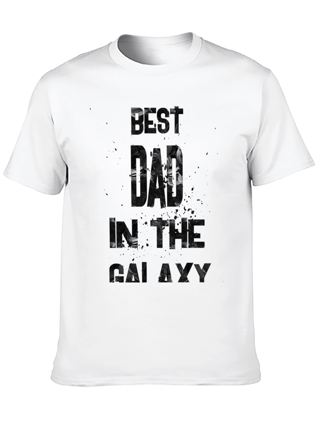 Best Dad in the Galaxy Black T-Shirt