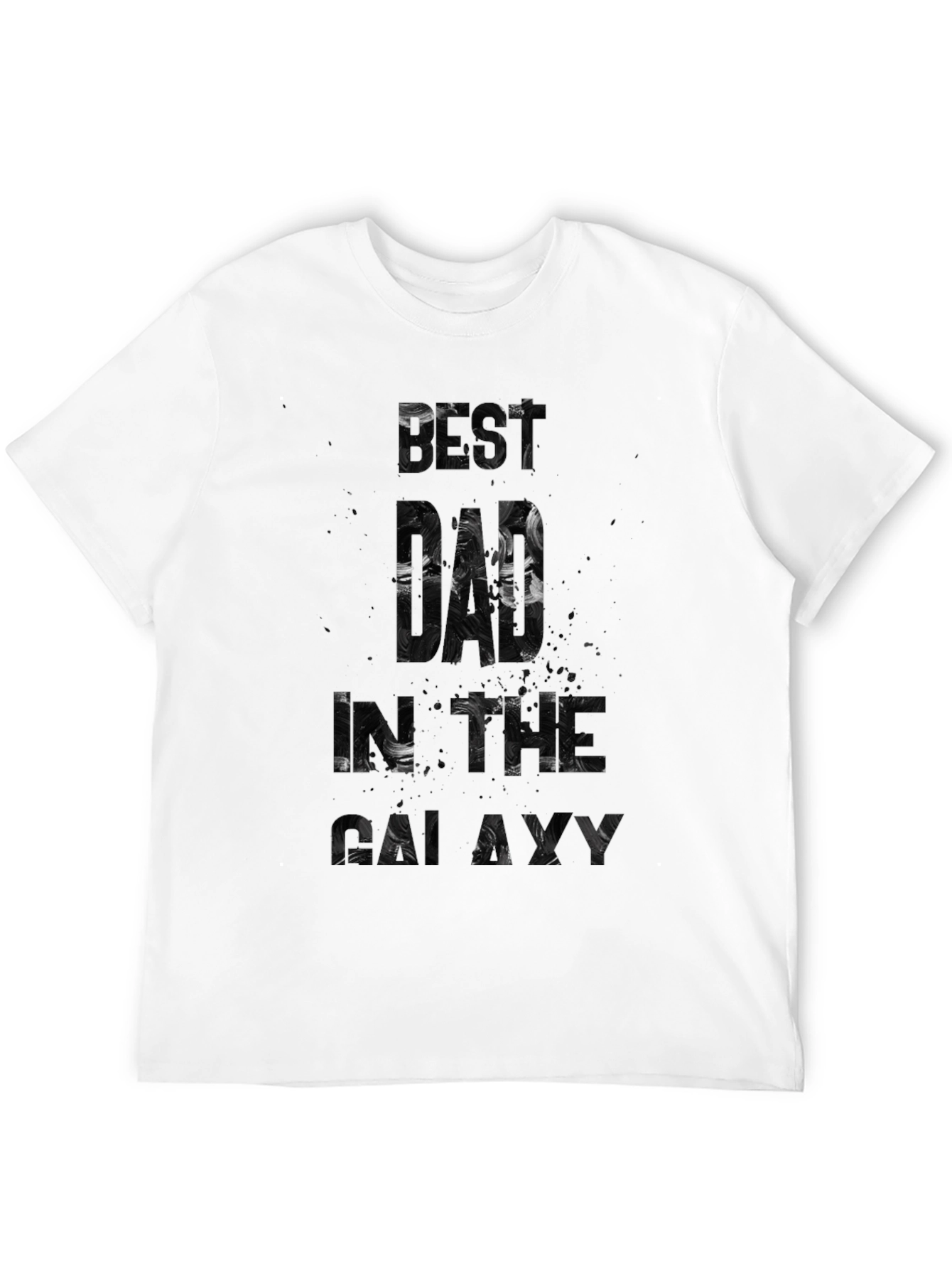 Best Dad in the Galaxy Black T-Shirt