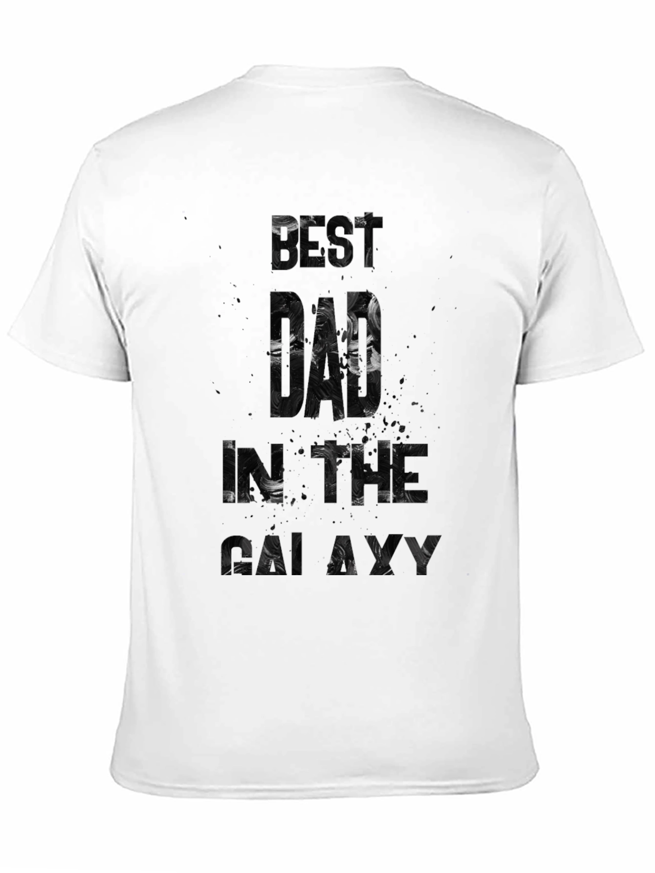 Best Dad in the Galaxy Black T-Shirt