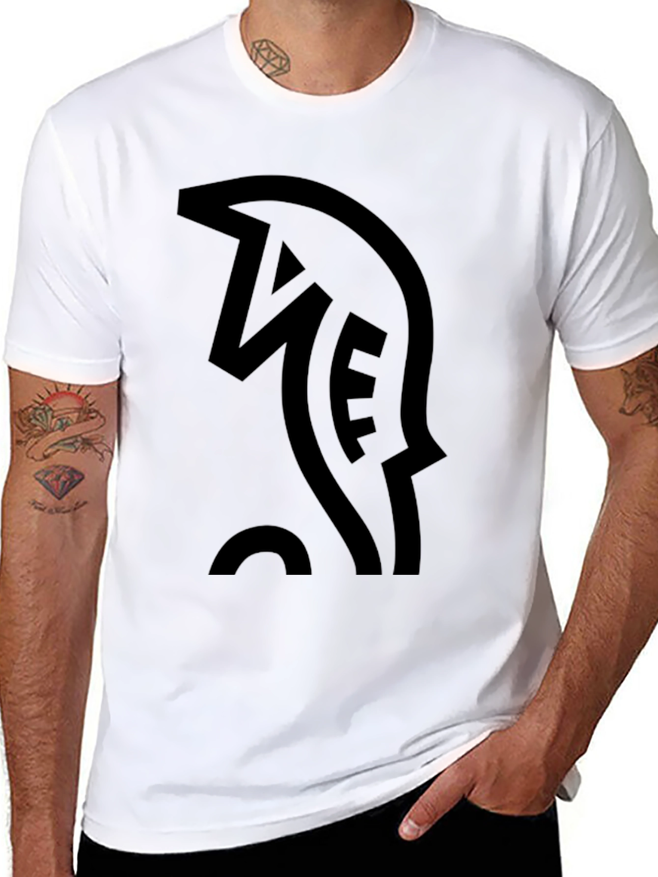 Minimalist Black Graphic Tee