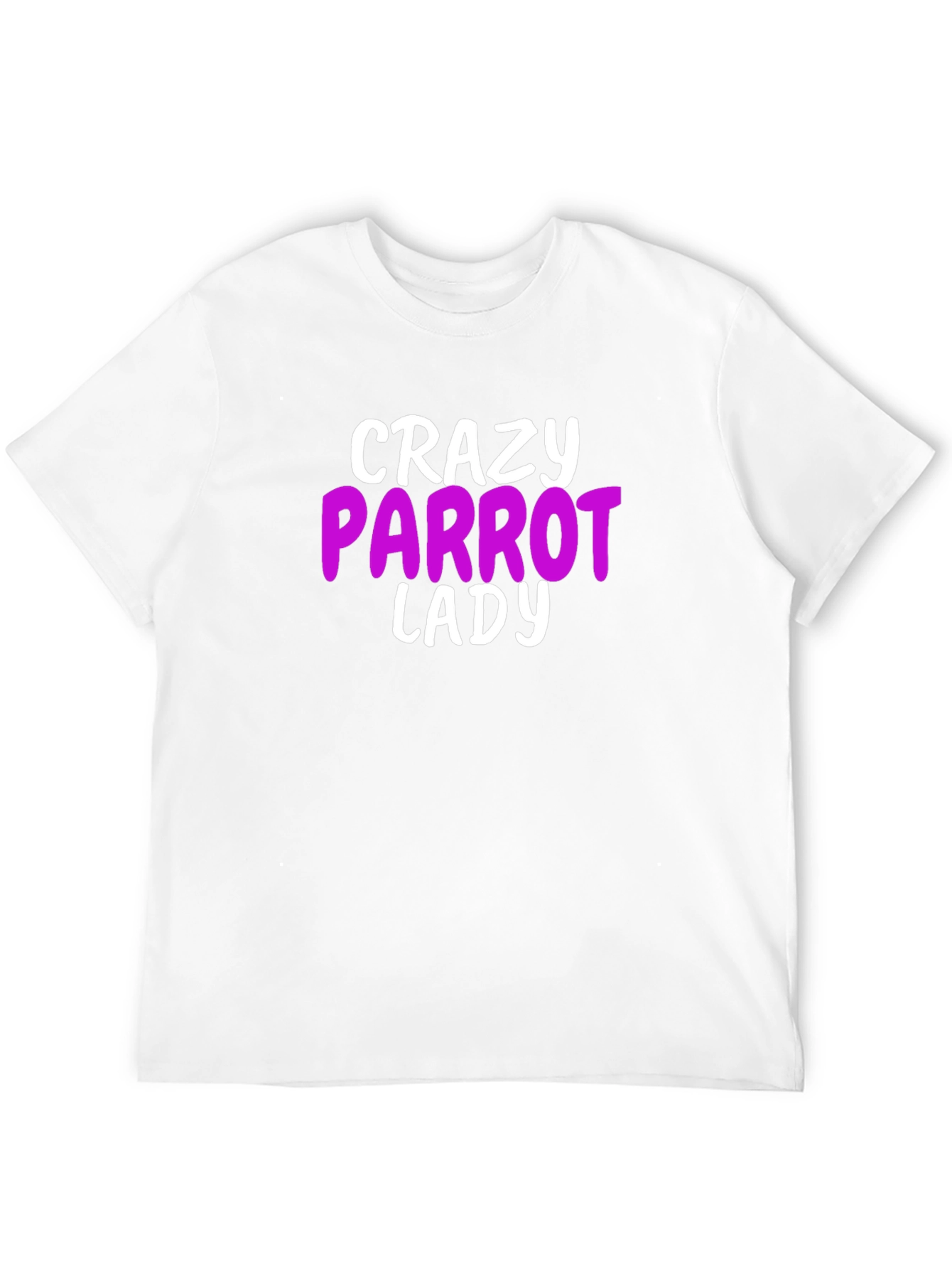 Crazy Parrot Lady Graphic T-Shirt