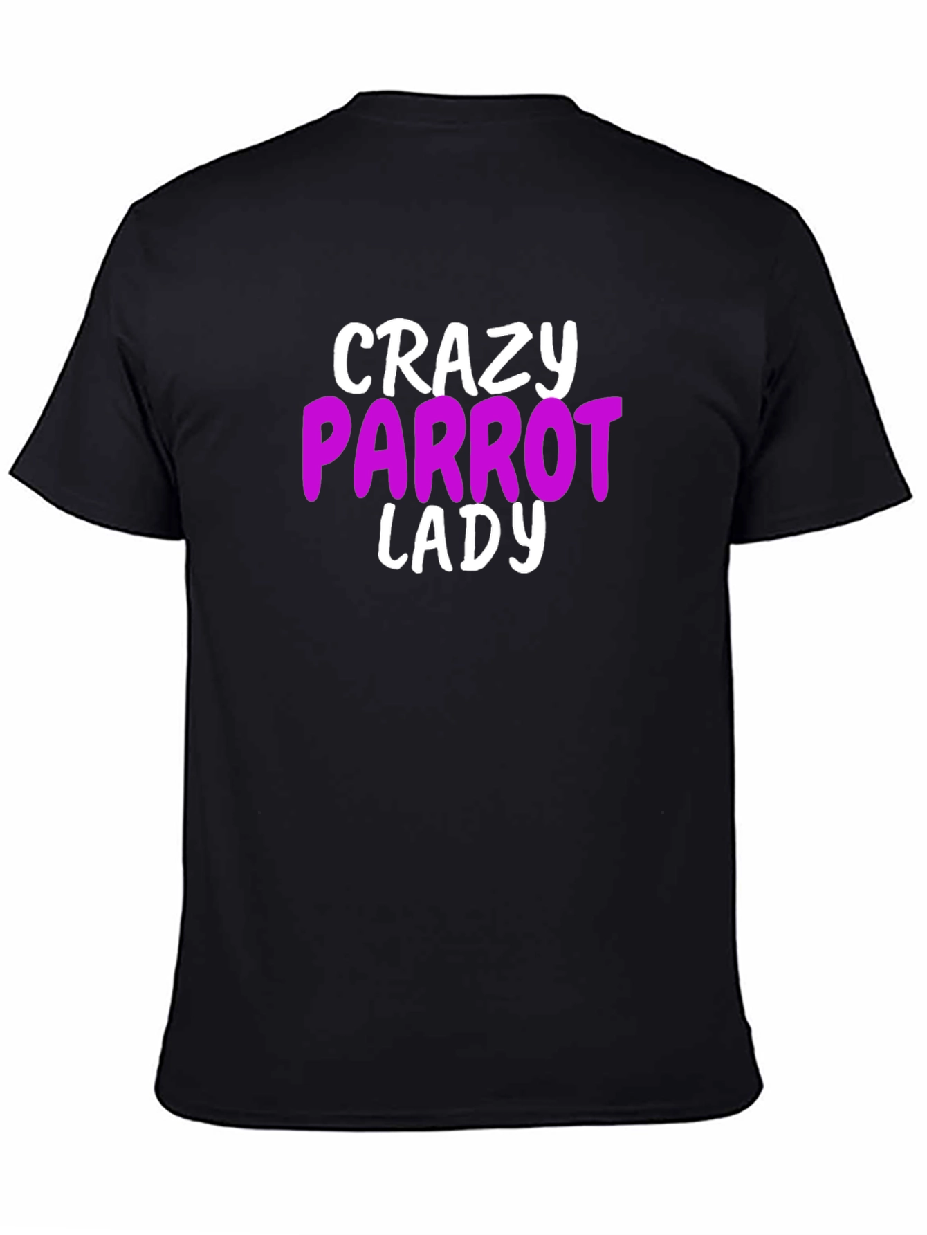 Crazy Parrot Lady Graphic T-Shirt