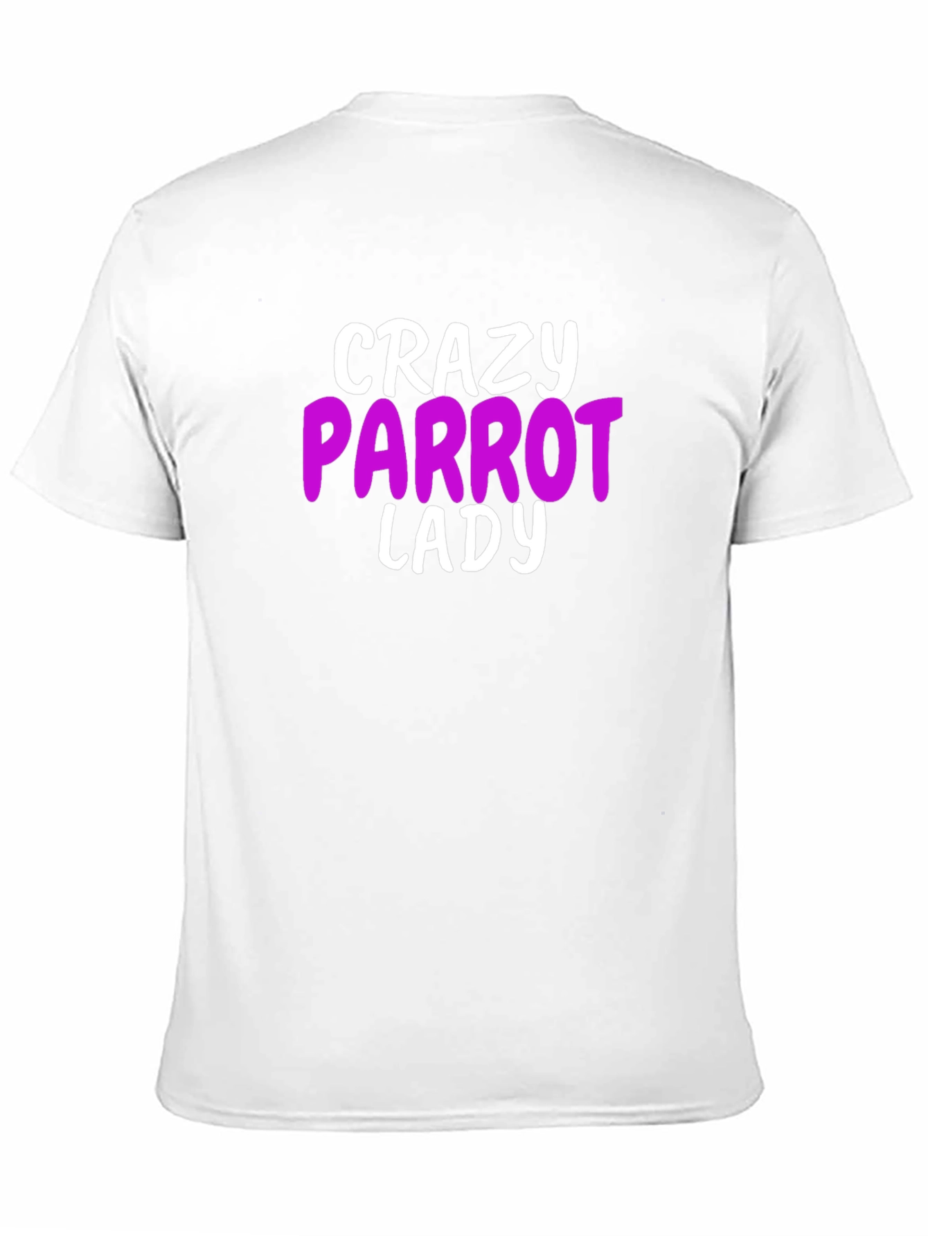 Crazy Parrot Lady Graphic T-Shirt