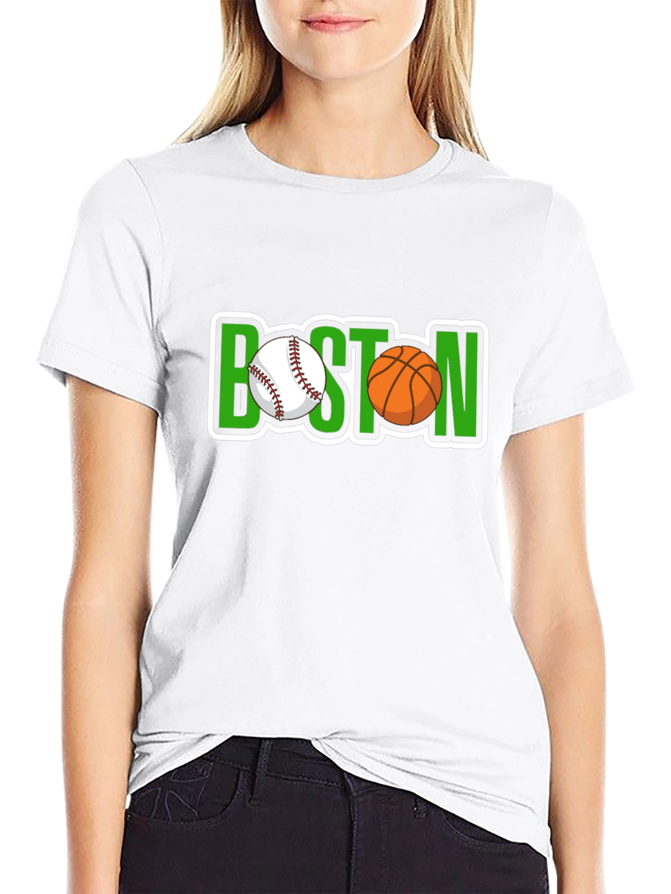 Boston Sports Fan T-Shirt: Baseball & Basketball Tee