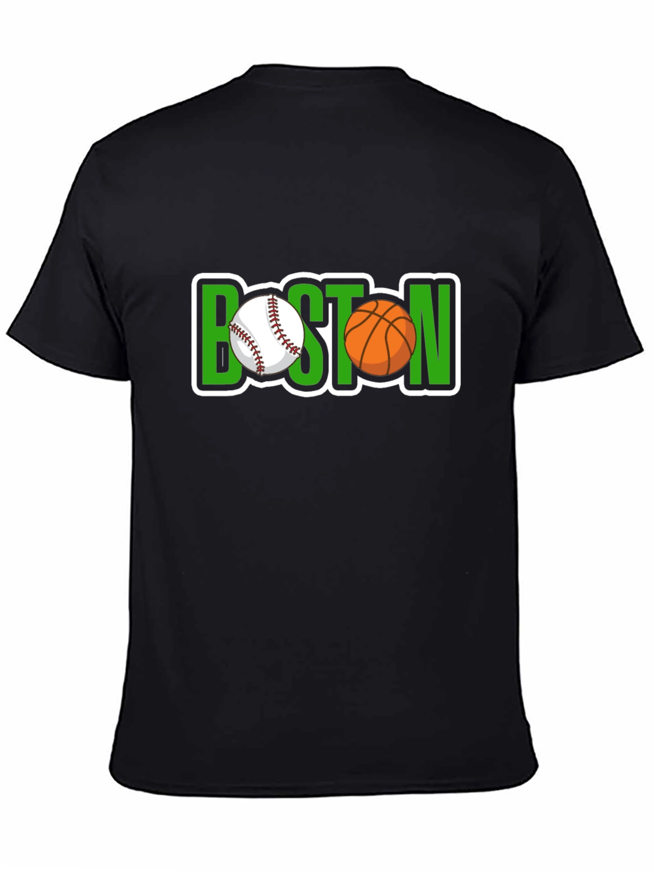 Boston Sports Fan T-Shirt: Baseball & Basketball Tee