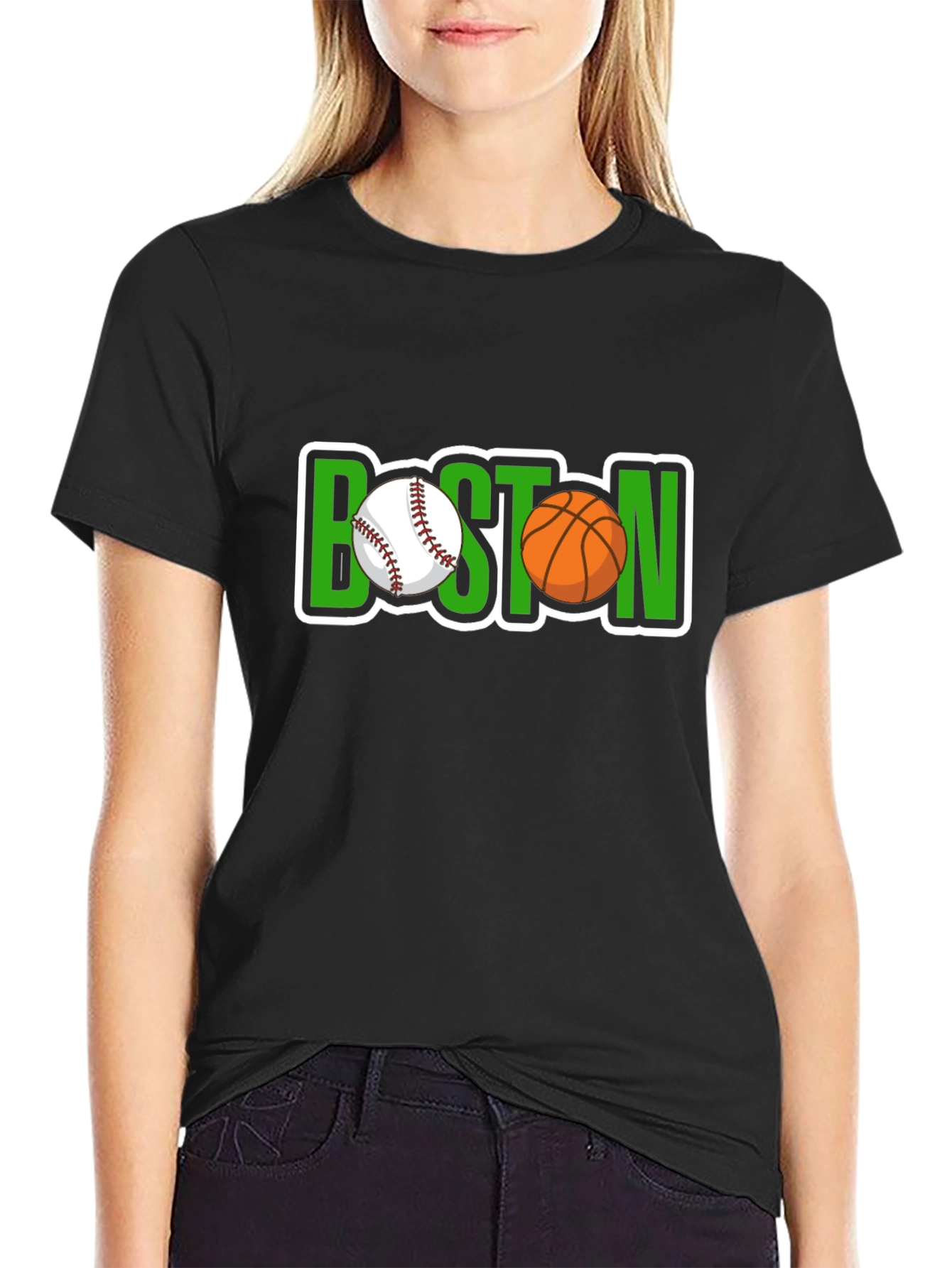 Boston Sports Fan T-Shirt: Baseball & Basketball Tee