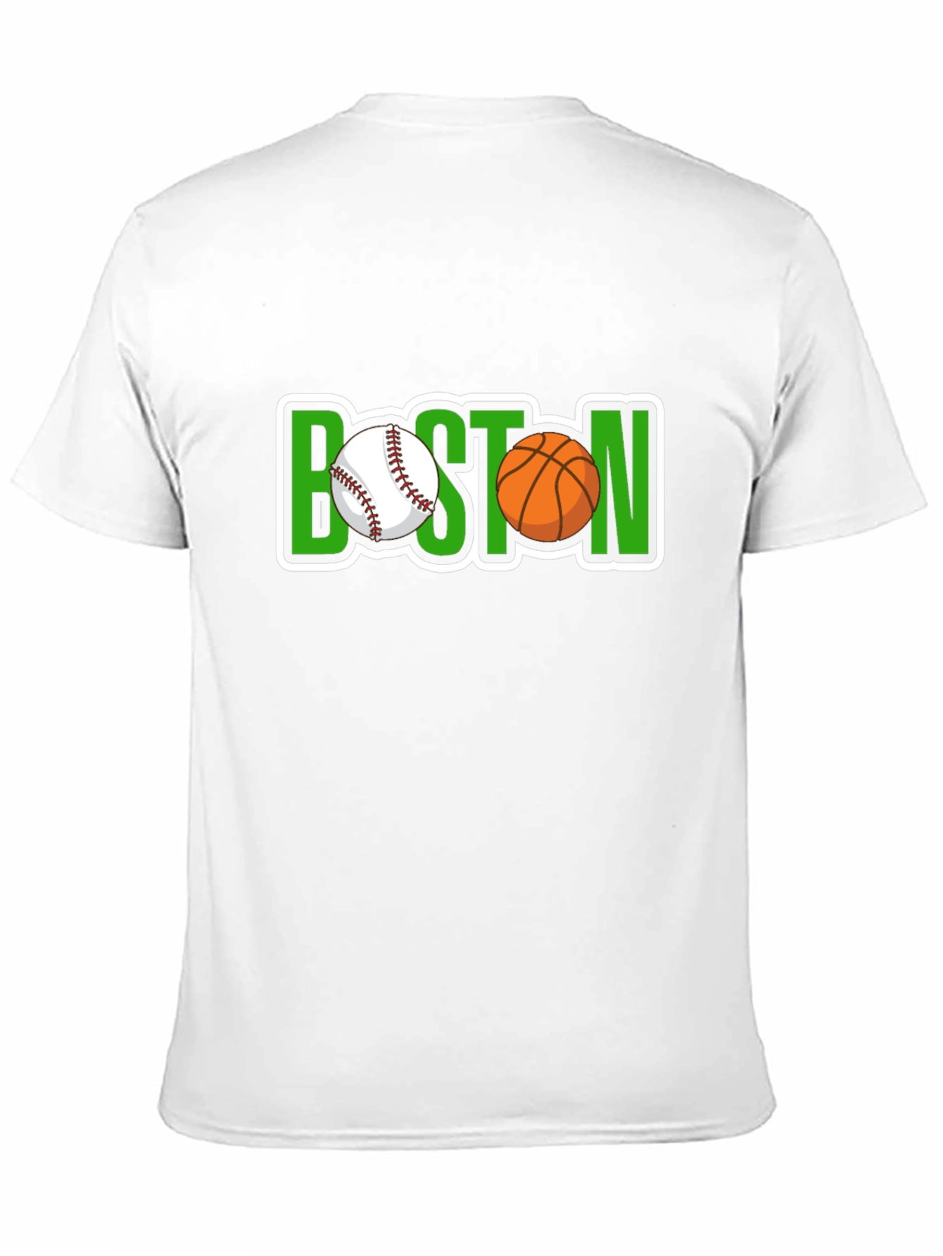 Boston Sports Fan T-Shirt: Baseball & Basketball Tee