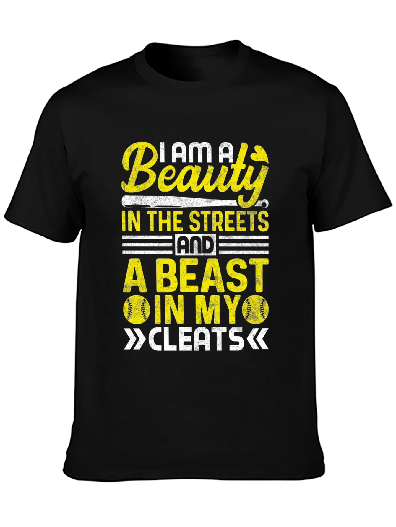 Beauty and Beast Baseball T-Shirt