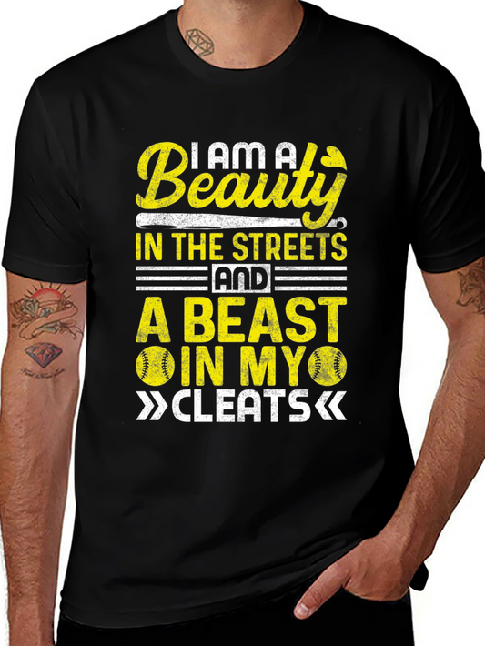 Beauty and Beast Baseball T-Shirt