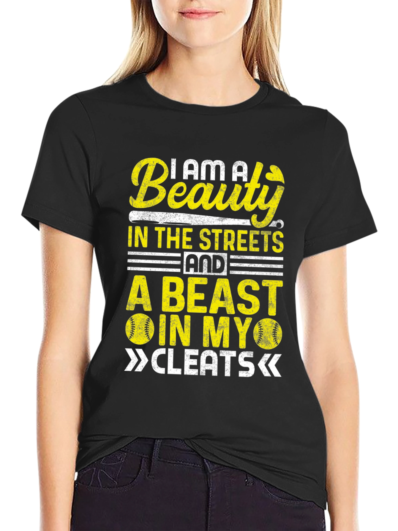 Beauty and Beast Baseball T-Shirt