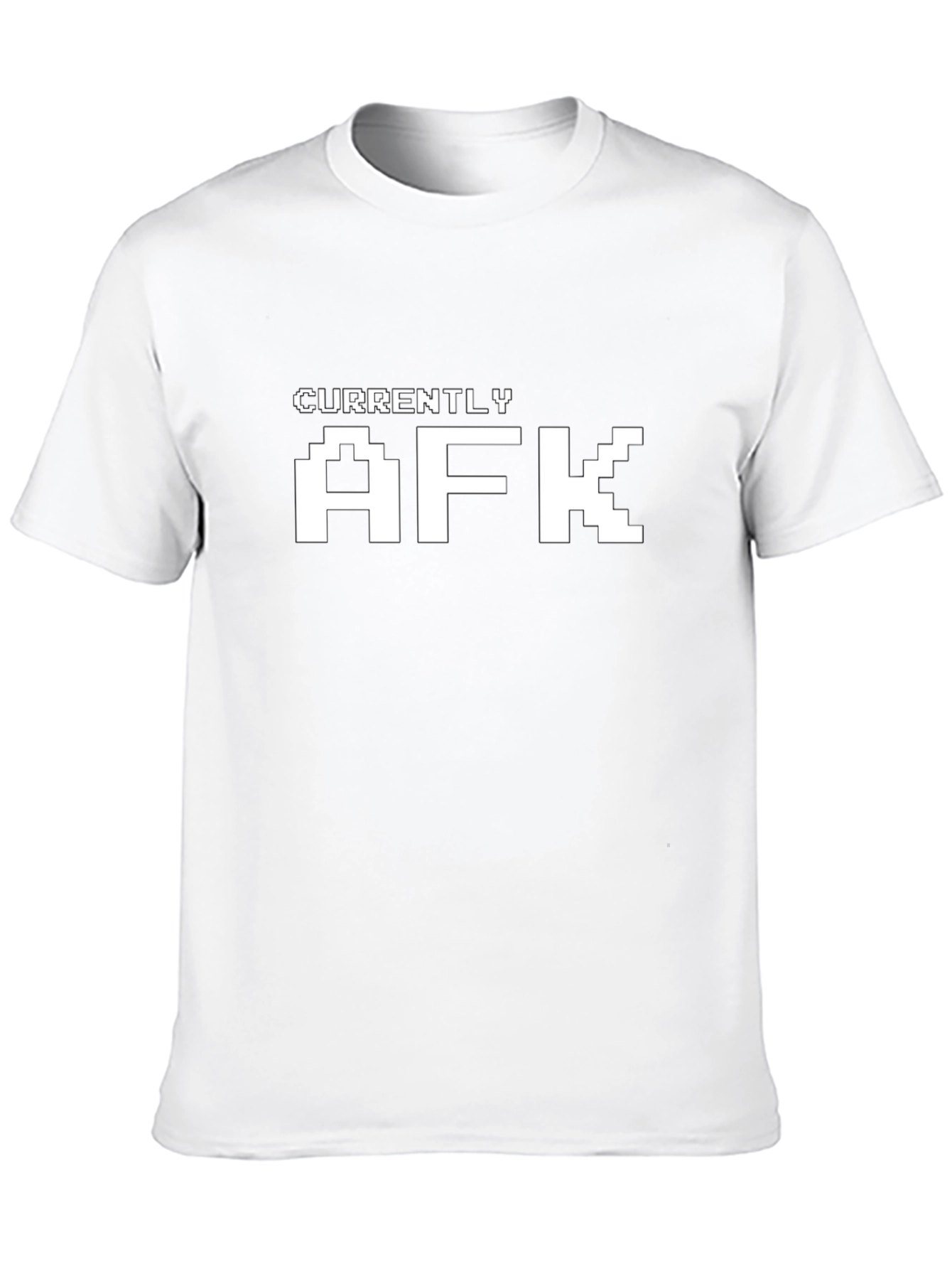 Currently AFK Black Pixel T-Shirt