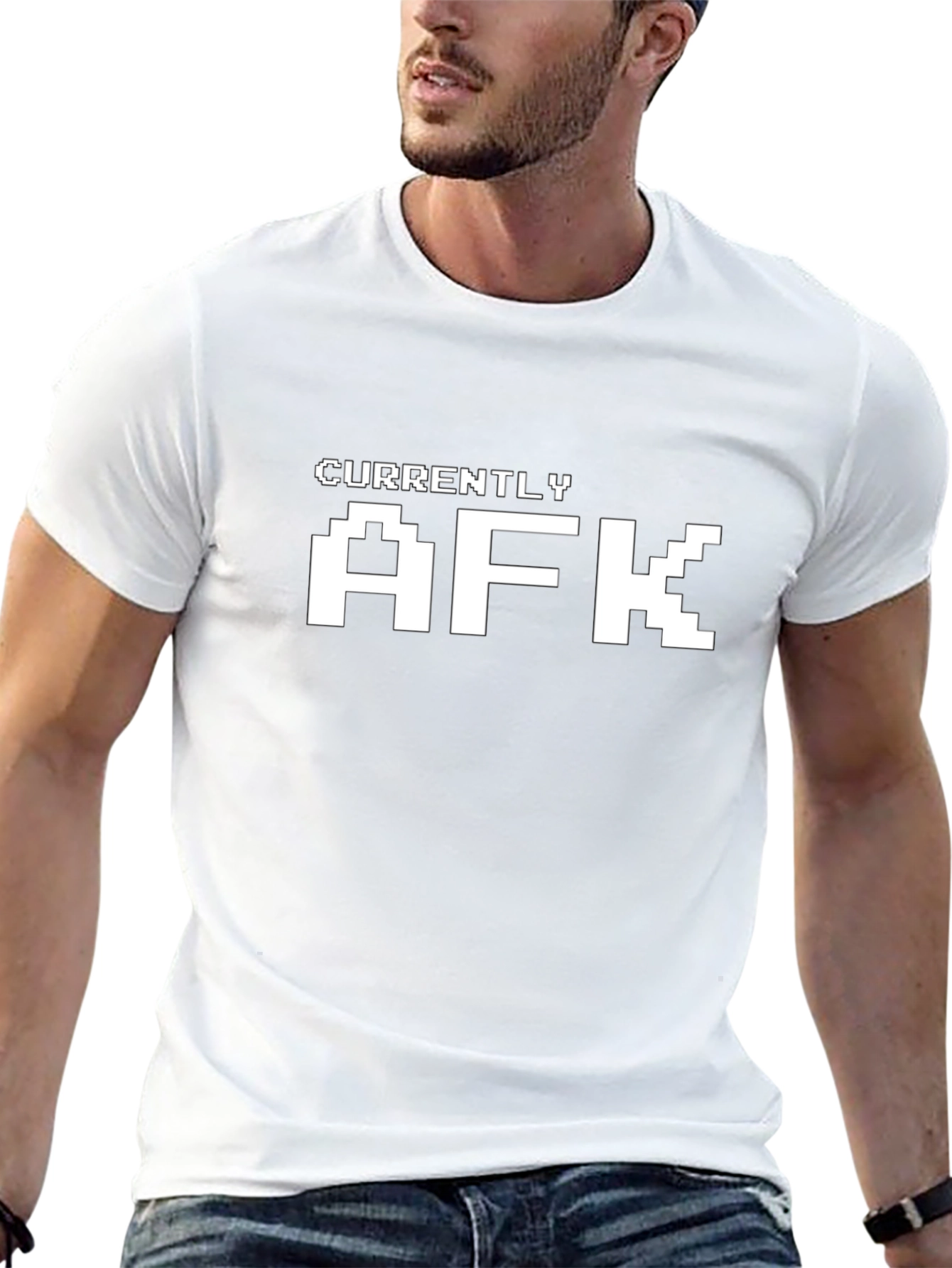 Currently AFK Black Pixel T-Shirt