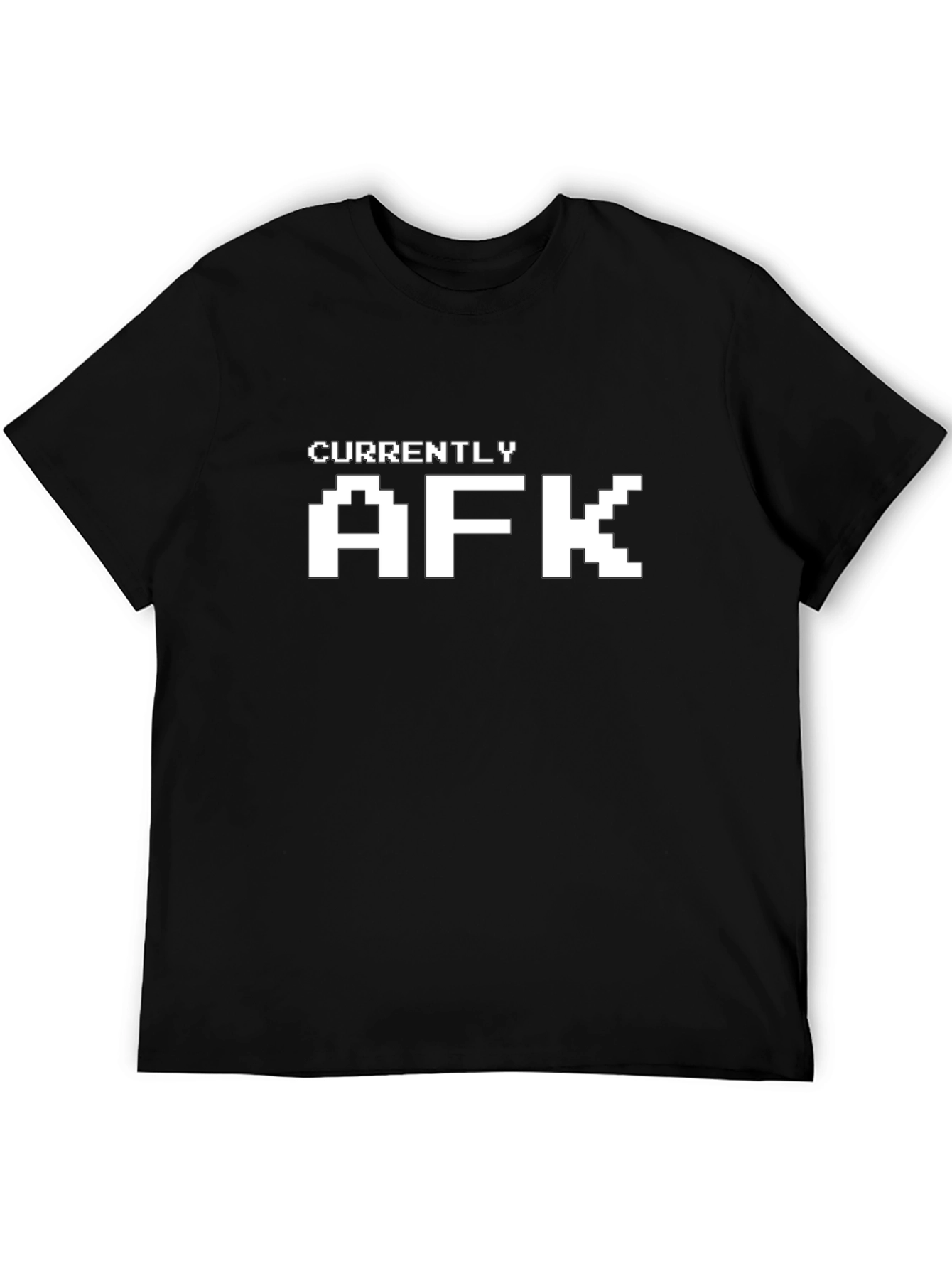 Currently AFK Black Pixel T-Shirt