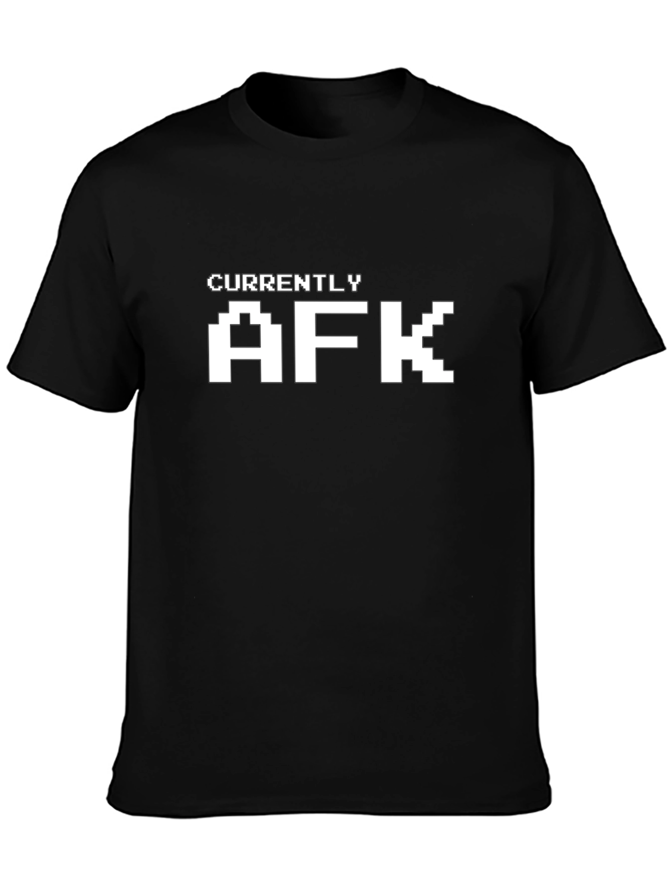 Currently AFK Black Pixel T-Shirt