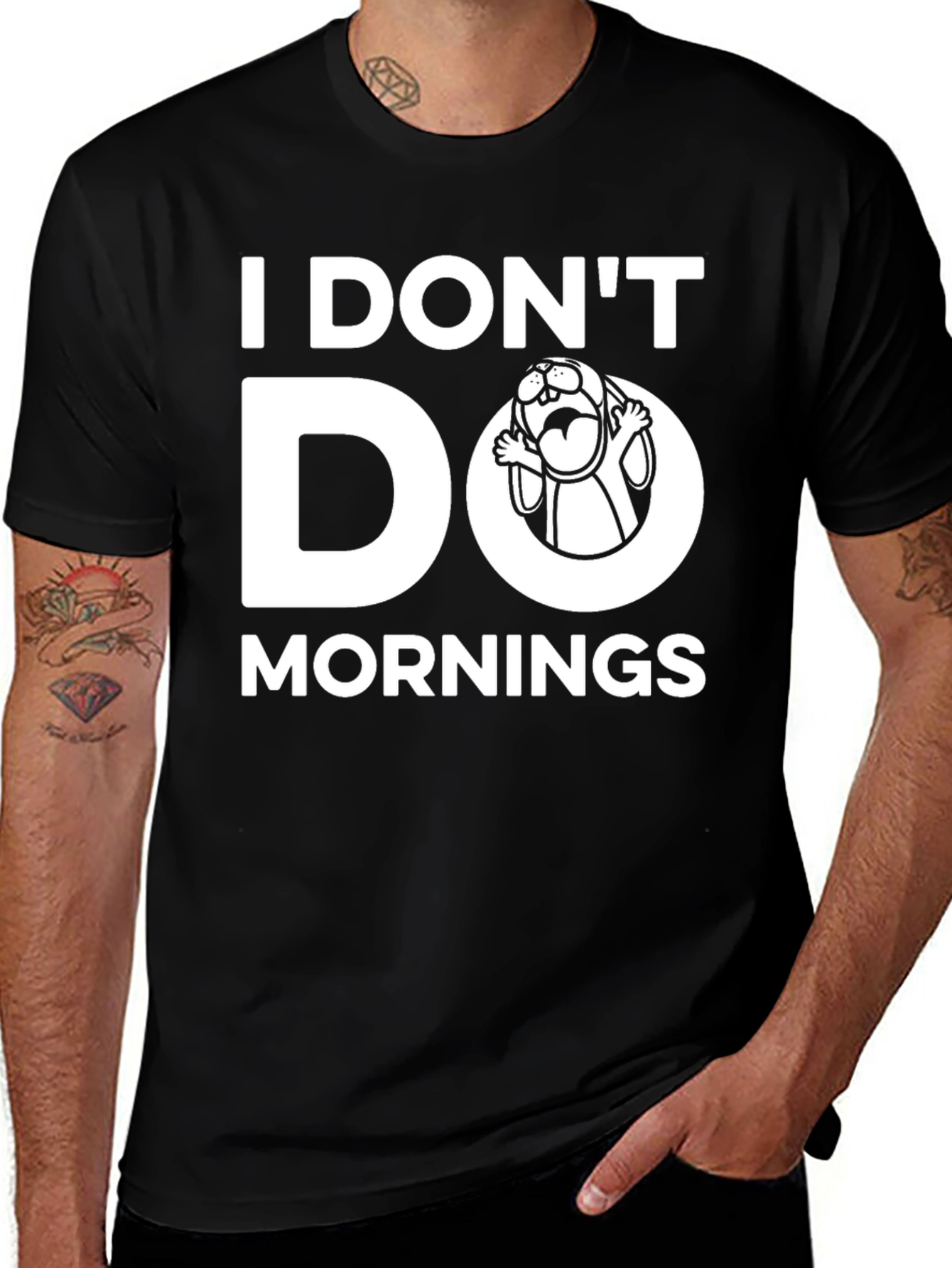 I Dont Do Mornings Graphic T-Shirt